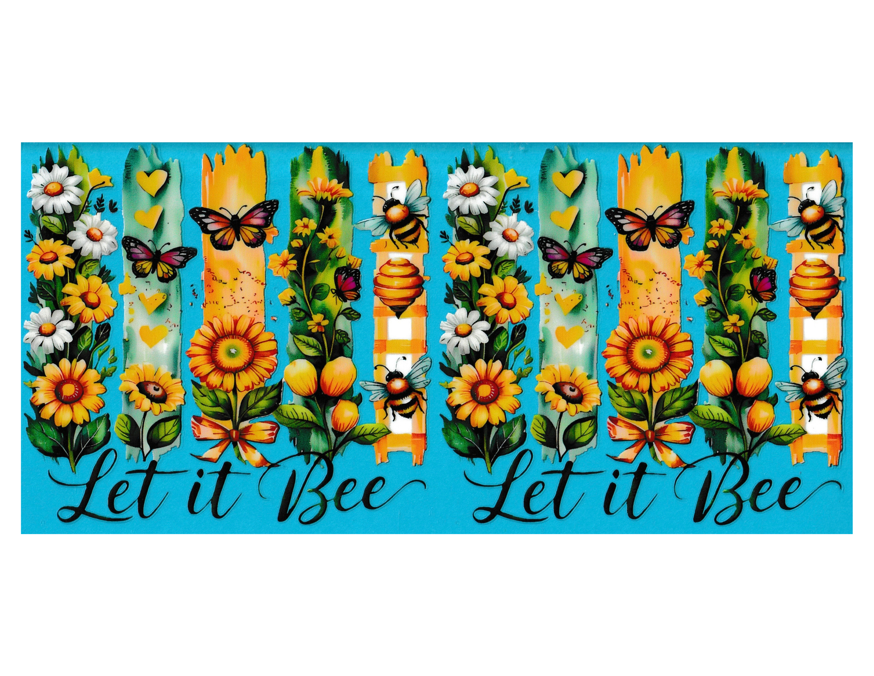16oz Cup Wrap Bees