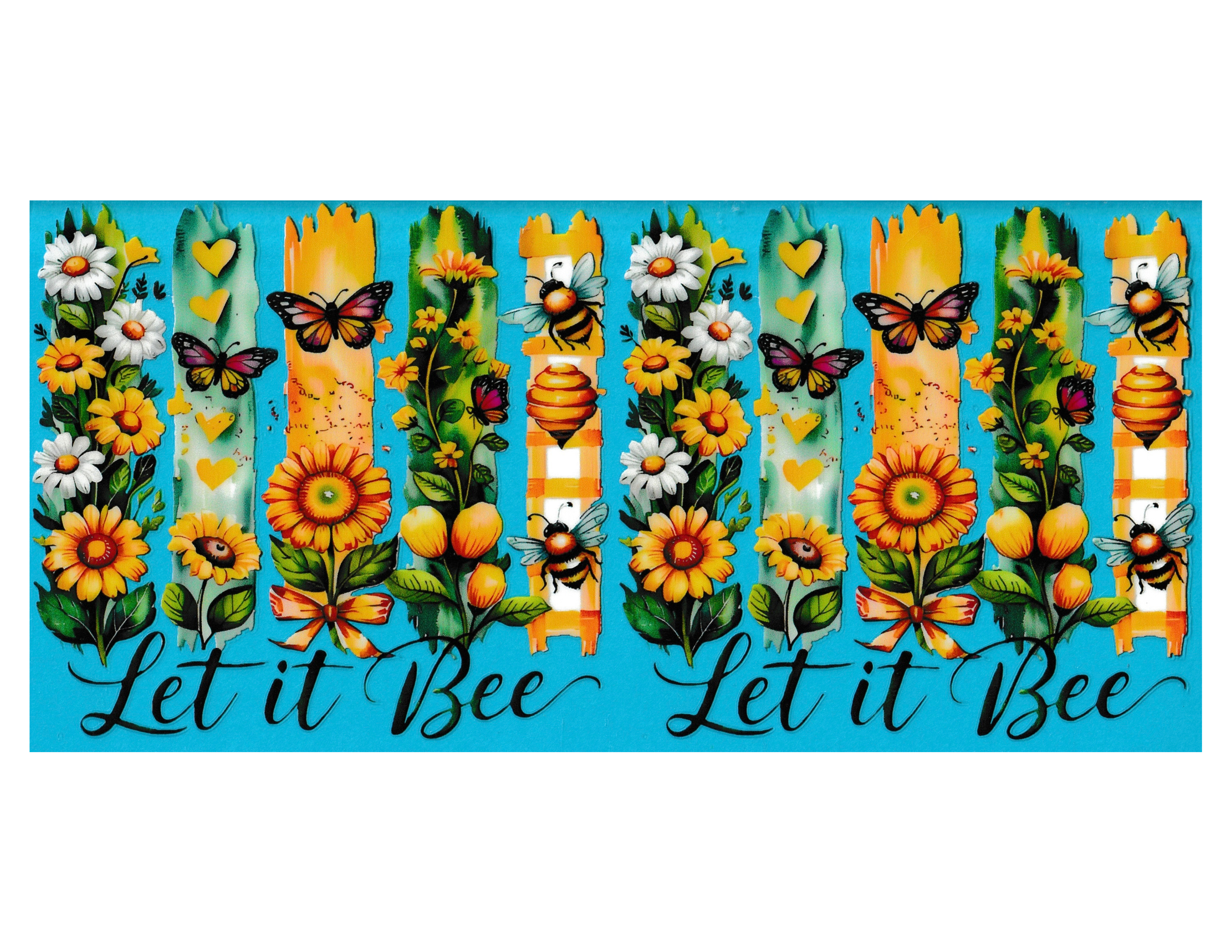 16oz Cup Wrap Bees