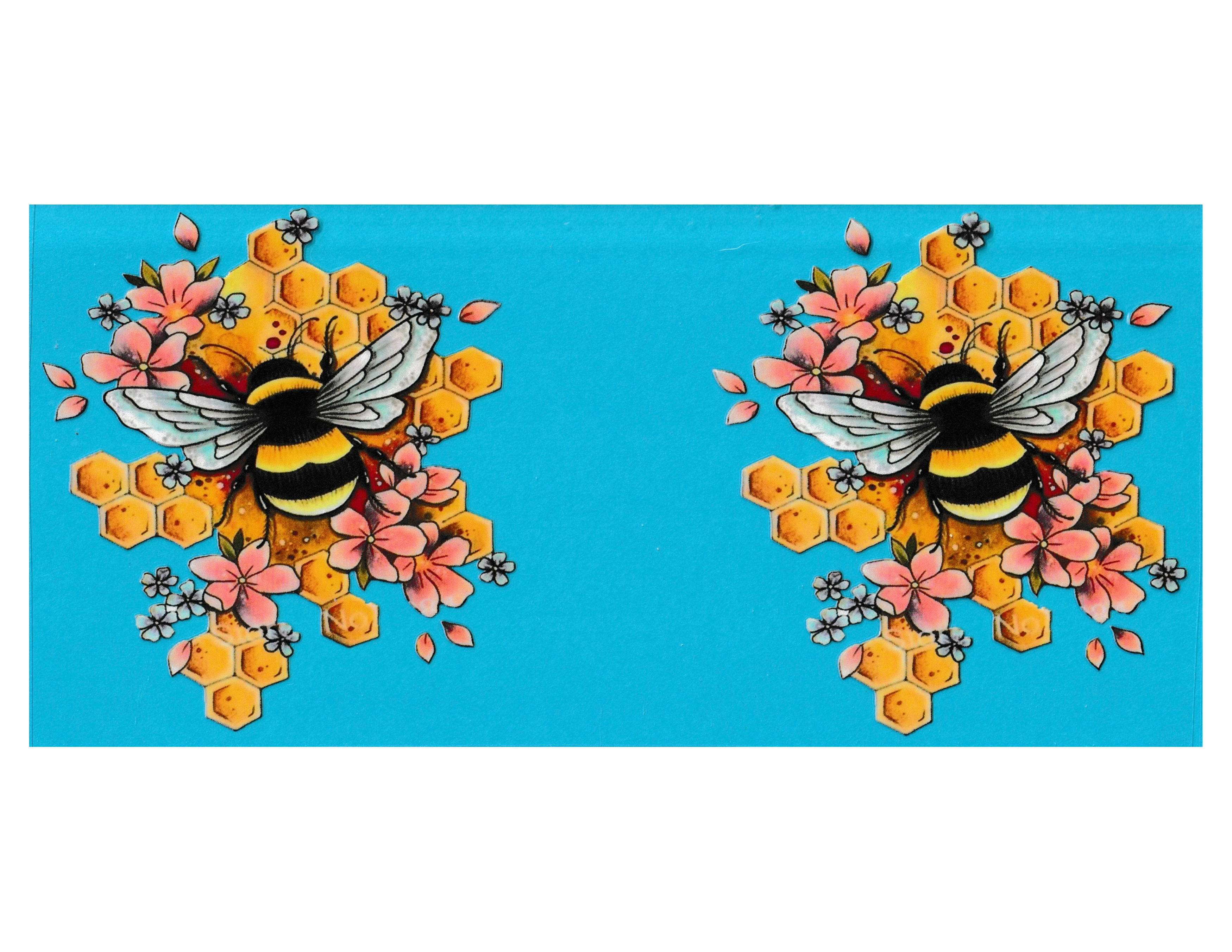 16oz Cup Wrap Bees