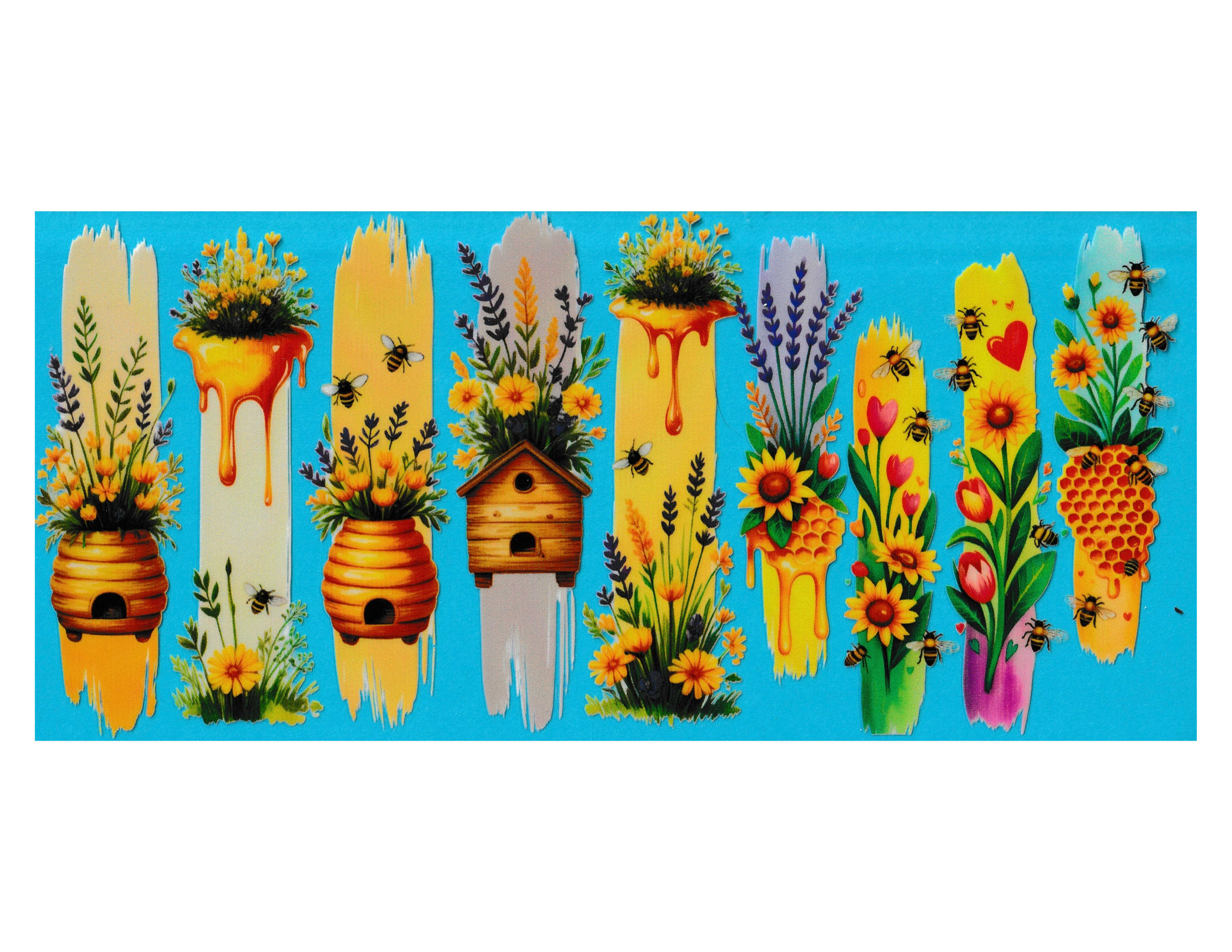 16oz Cup Wrap Bees