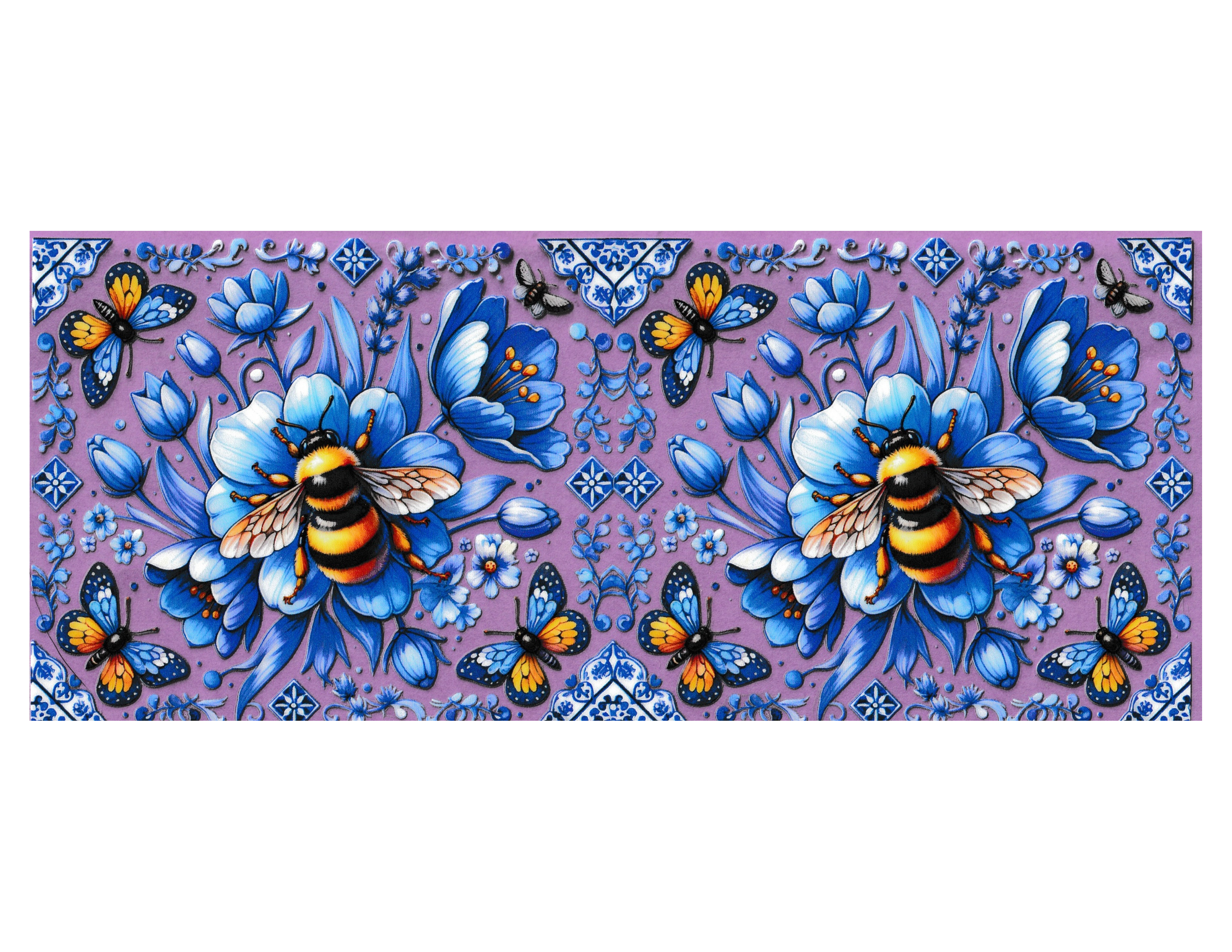 16oz Cup Wrap Bees