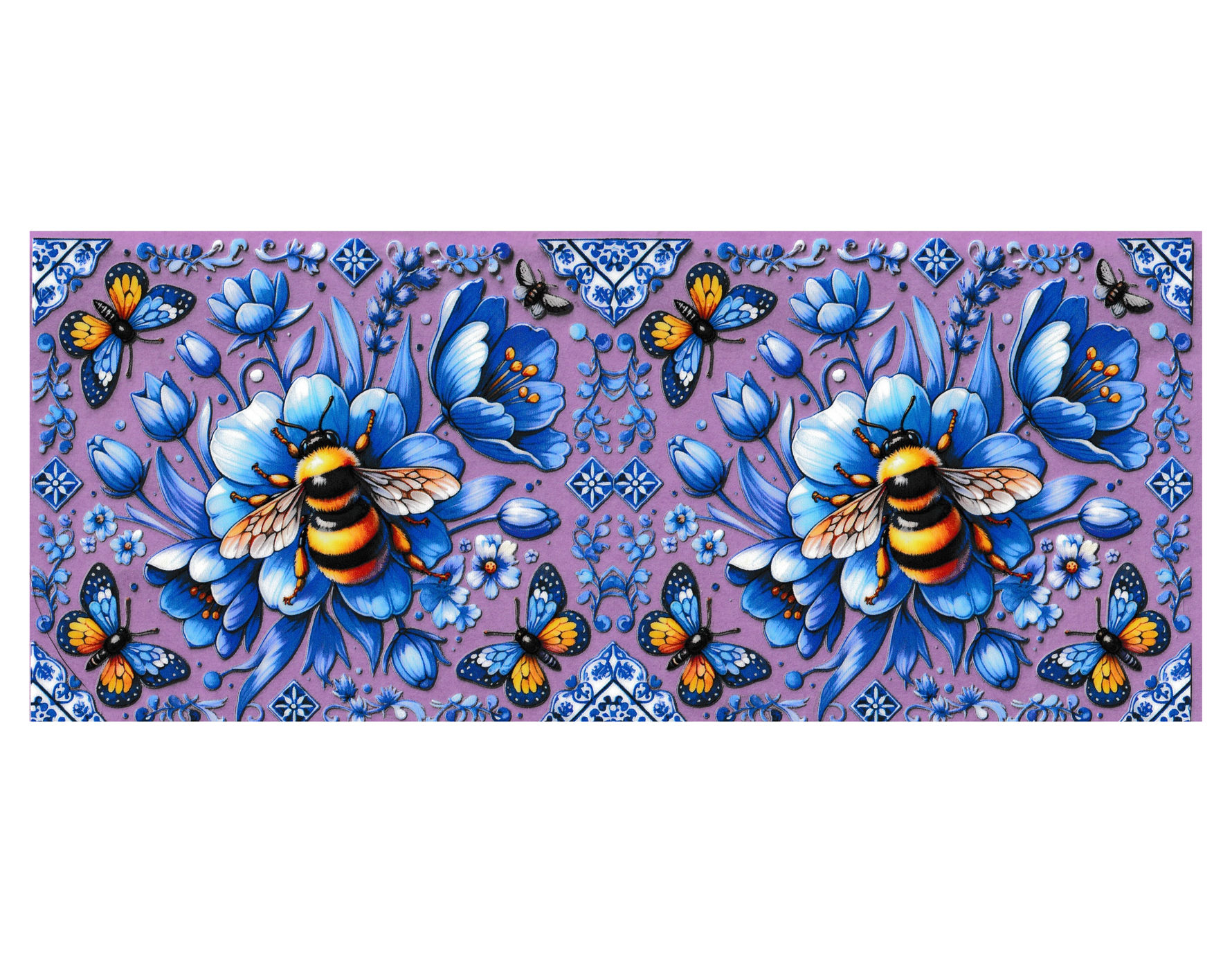 16oz Cup Wrap Bees