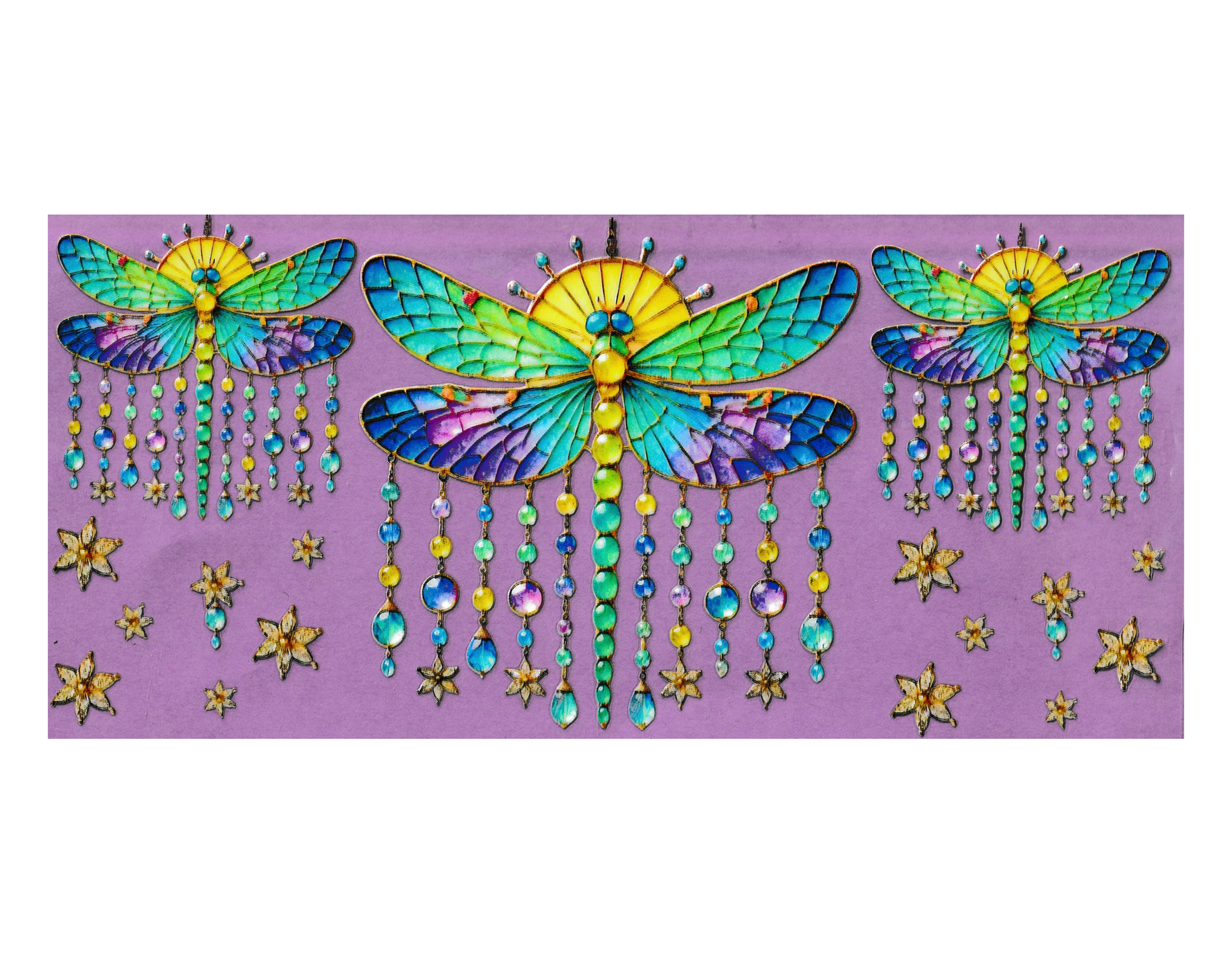 16oz Cup Wrap Dragonfly