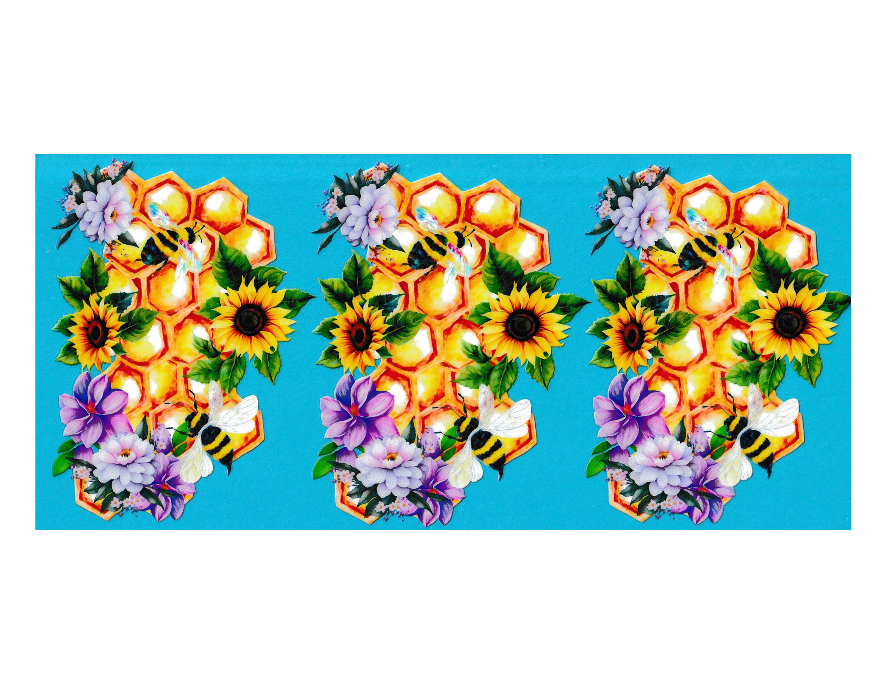 16oz Cup Wrap Bees