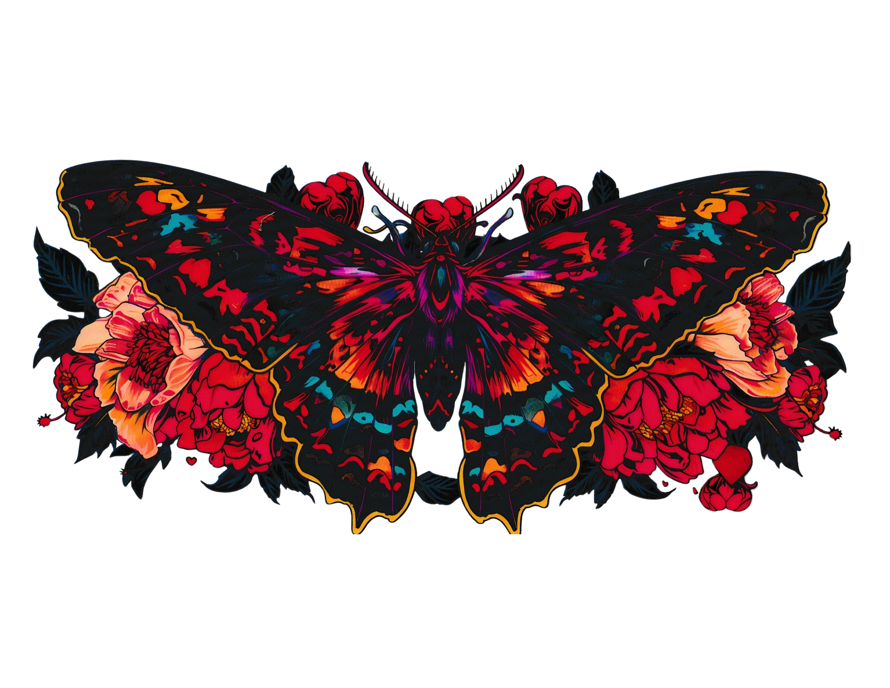 16oz Cup Wrap Big Butterfly