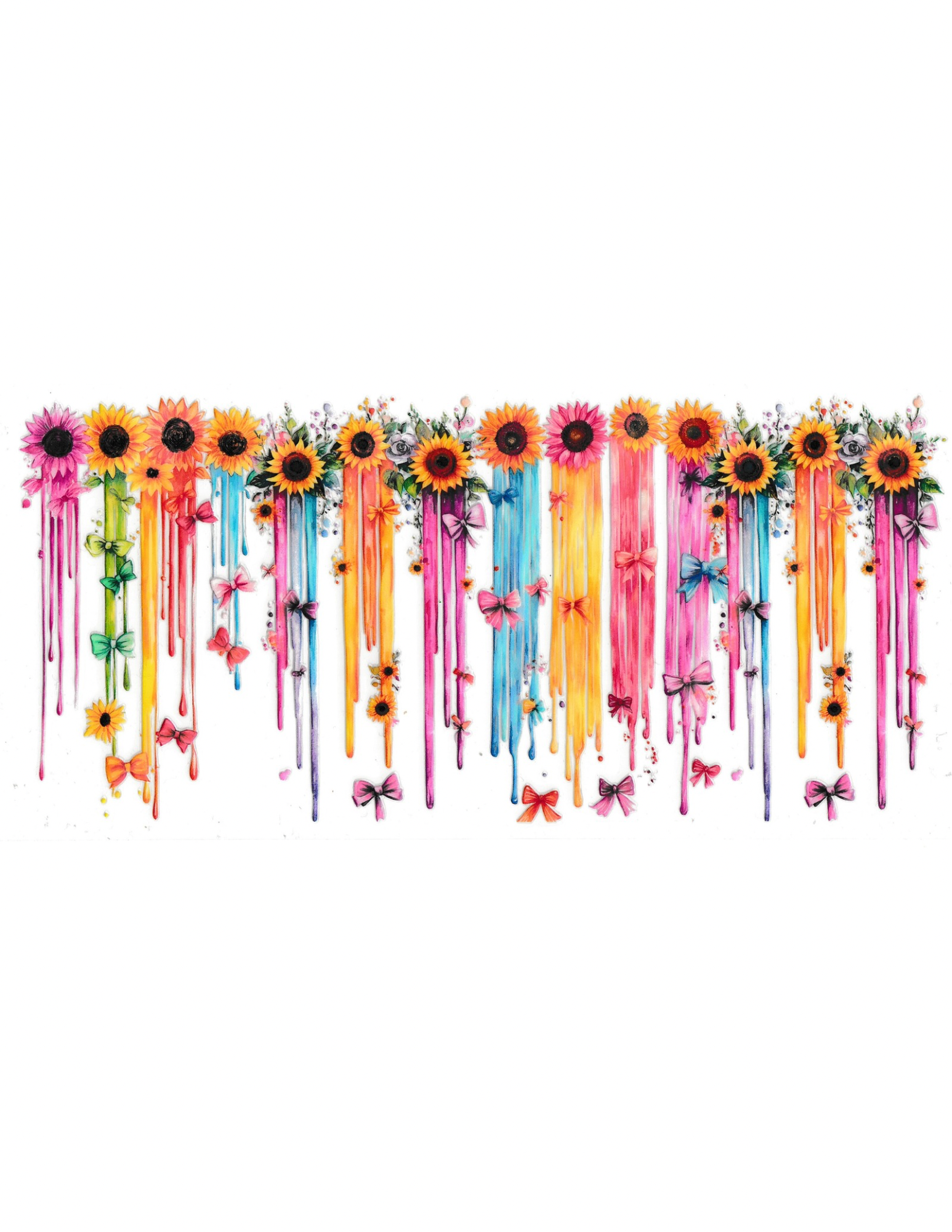 16oz Holographic Flowers/Butterfly
