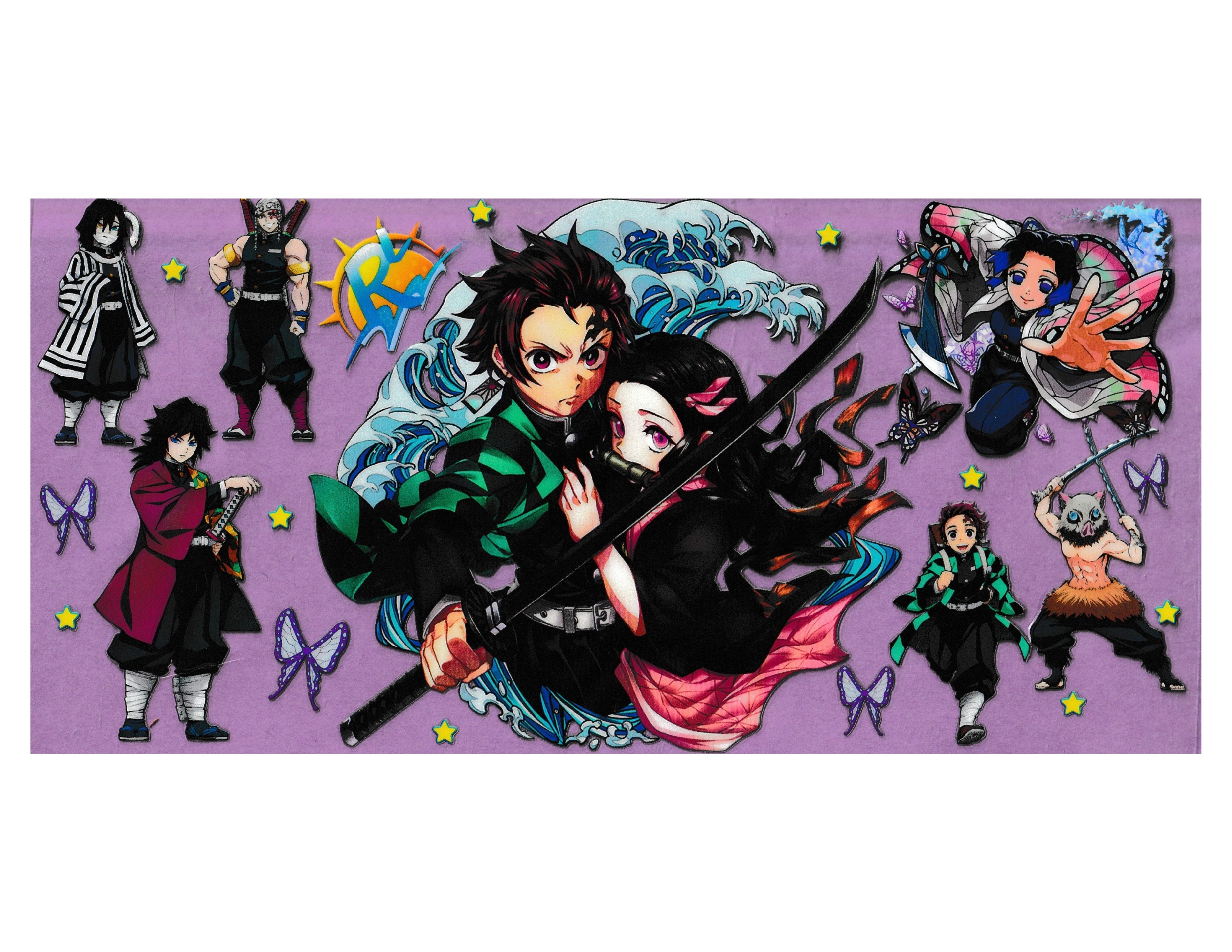 16oz Cup Wrap Anime Demon