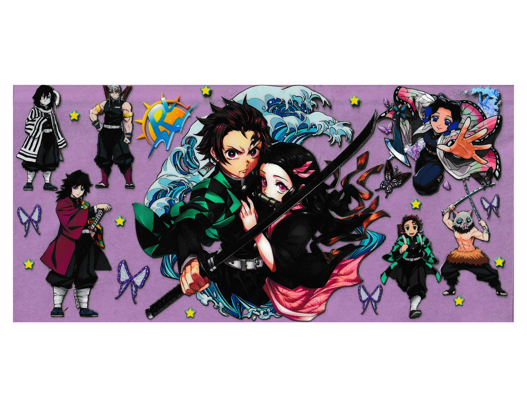 16oz Cup Wrap Anime Demon