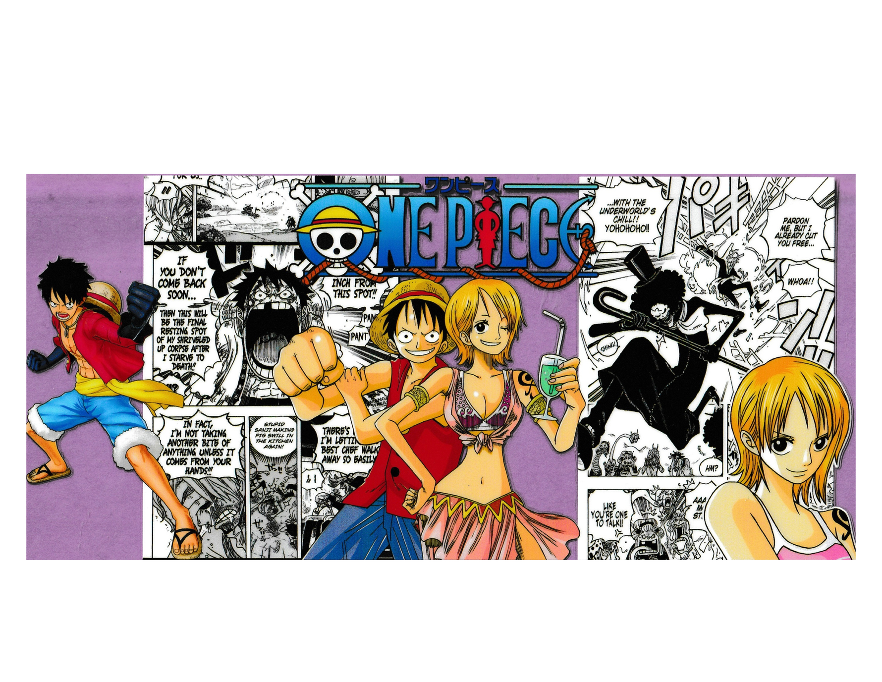 16oz Cup Wrap Anime Piece