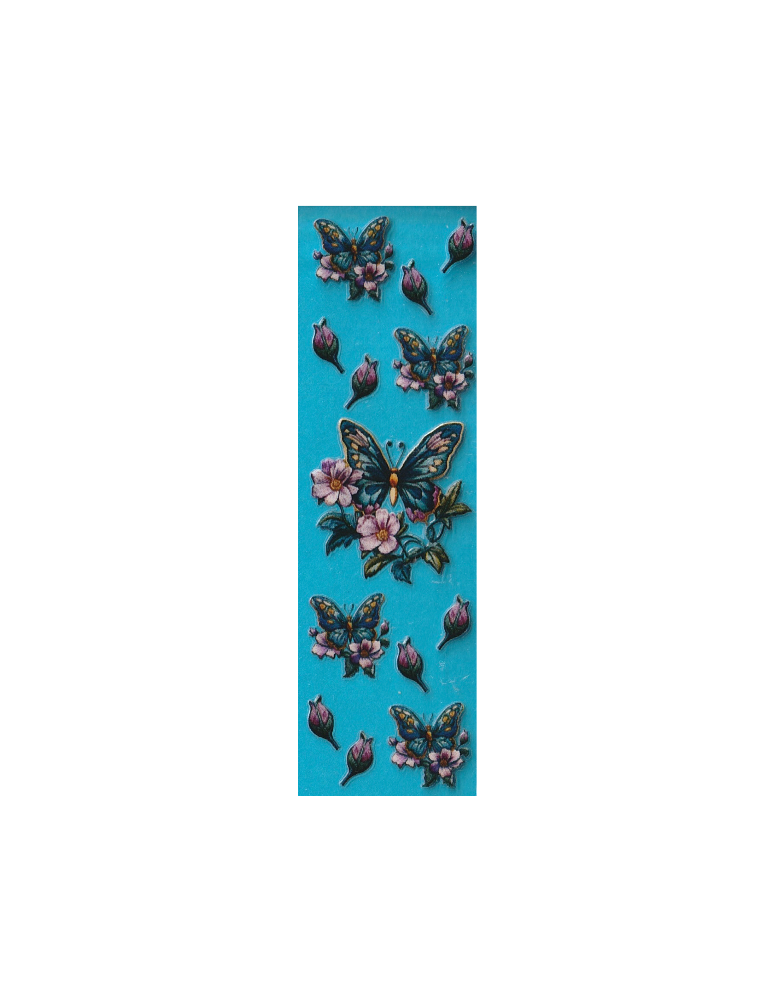 Pen/Bookmark Wrap Butterfly/Flowers