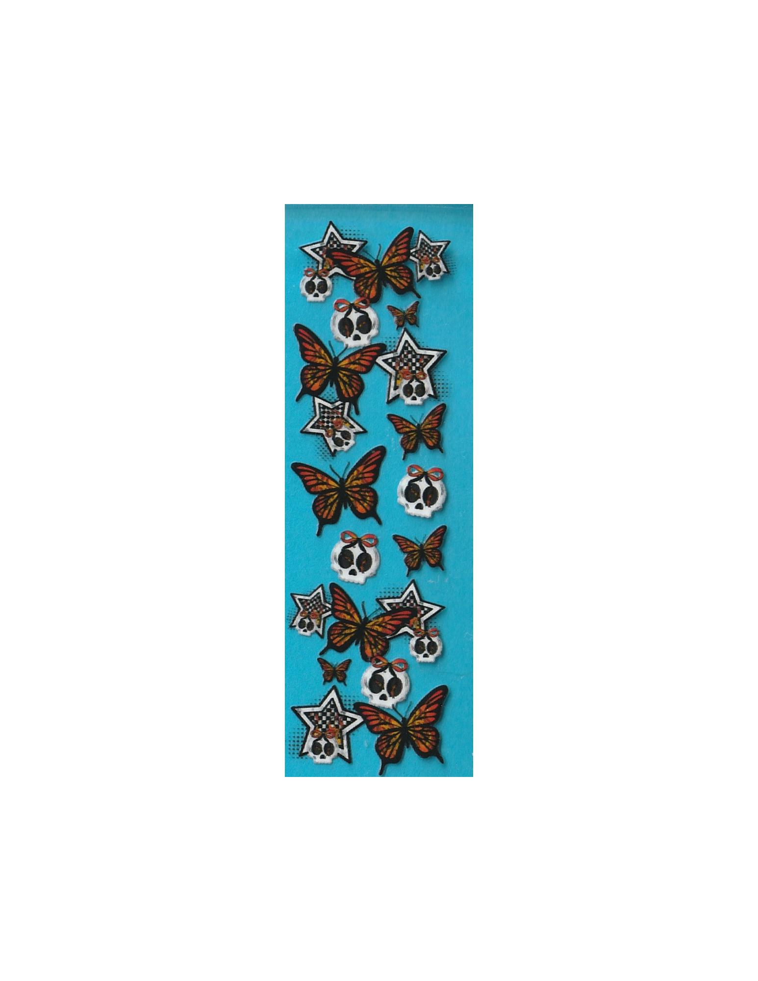 Pen/Bookmark Wrap Skulls