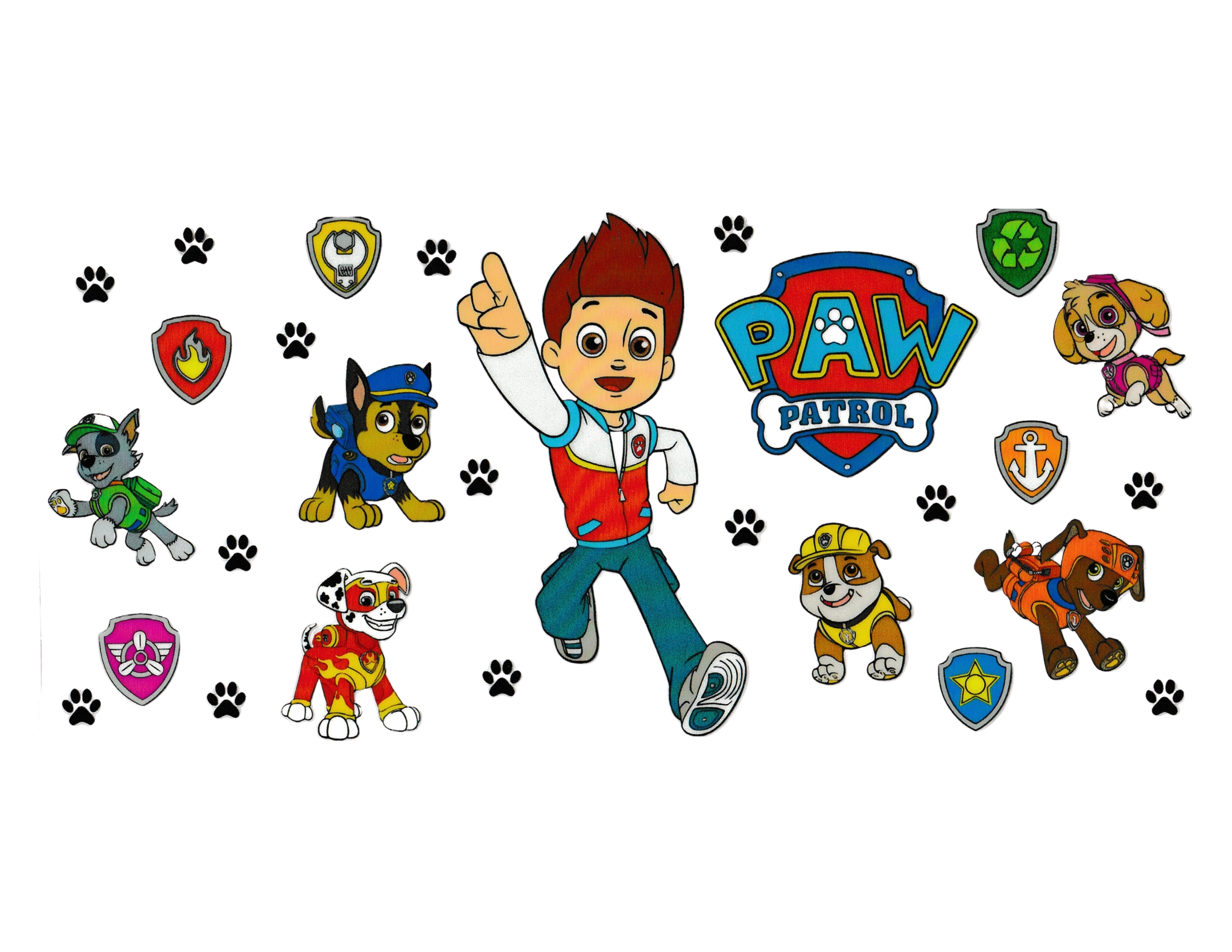 16oz Cup Wrap Kids Paw TV