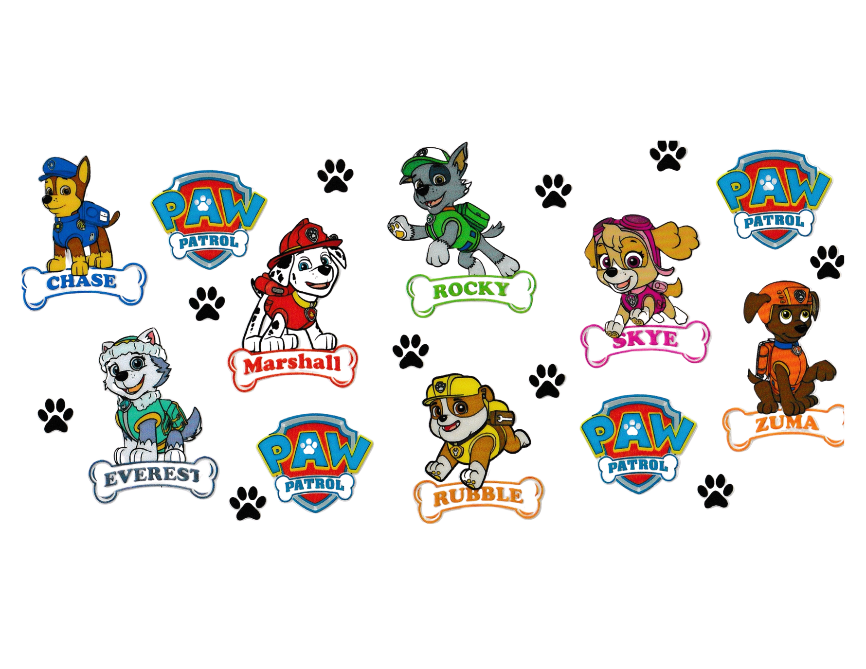 16oz Cup Wrap Kids Paw TV