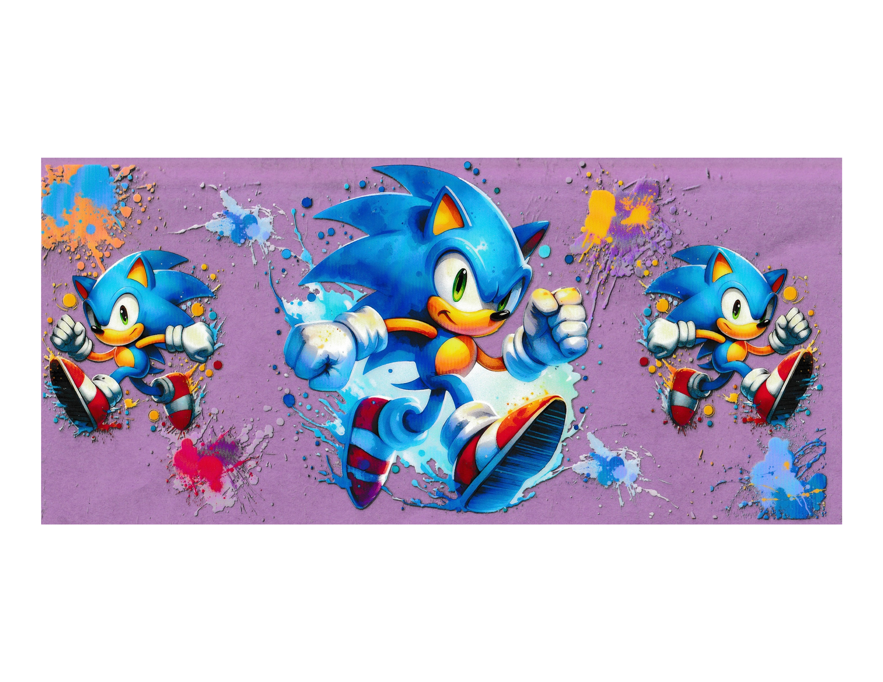 16oz Cup Wrap Game Hedgehog
