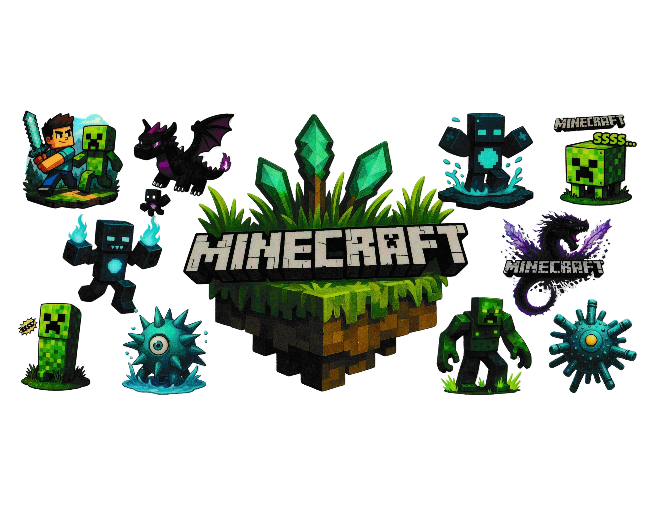 16oz Cup Wrap Mining Game