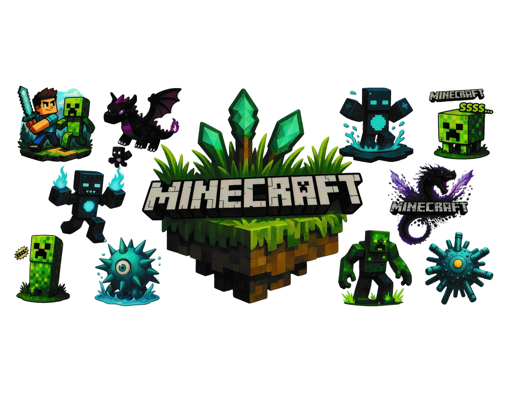 16oz Cup Wrap Mining Game