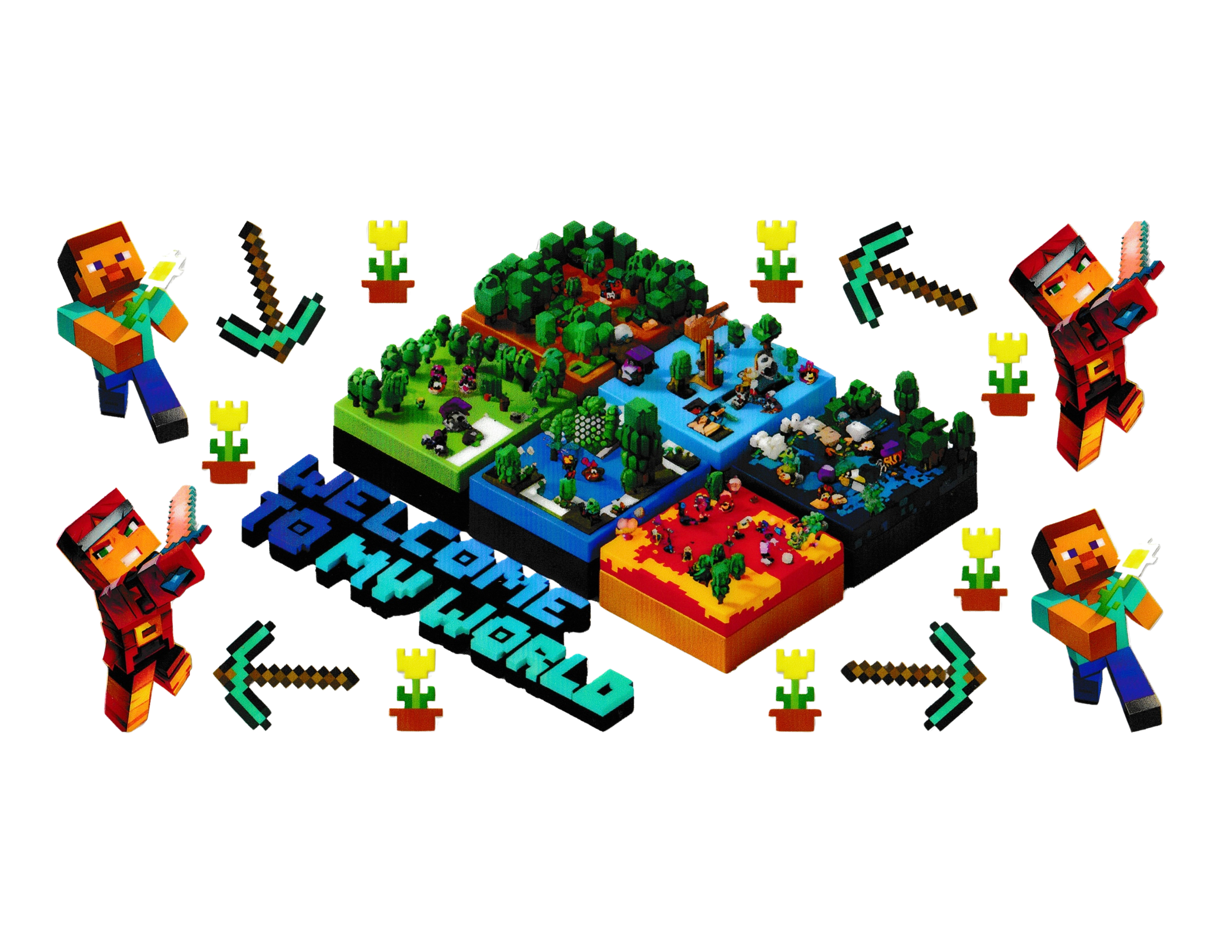 16oz Cup Wrap Mining Game