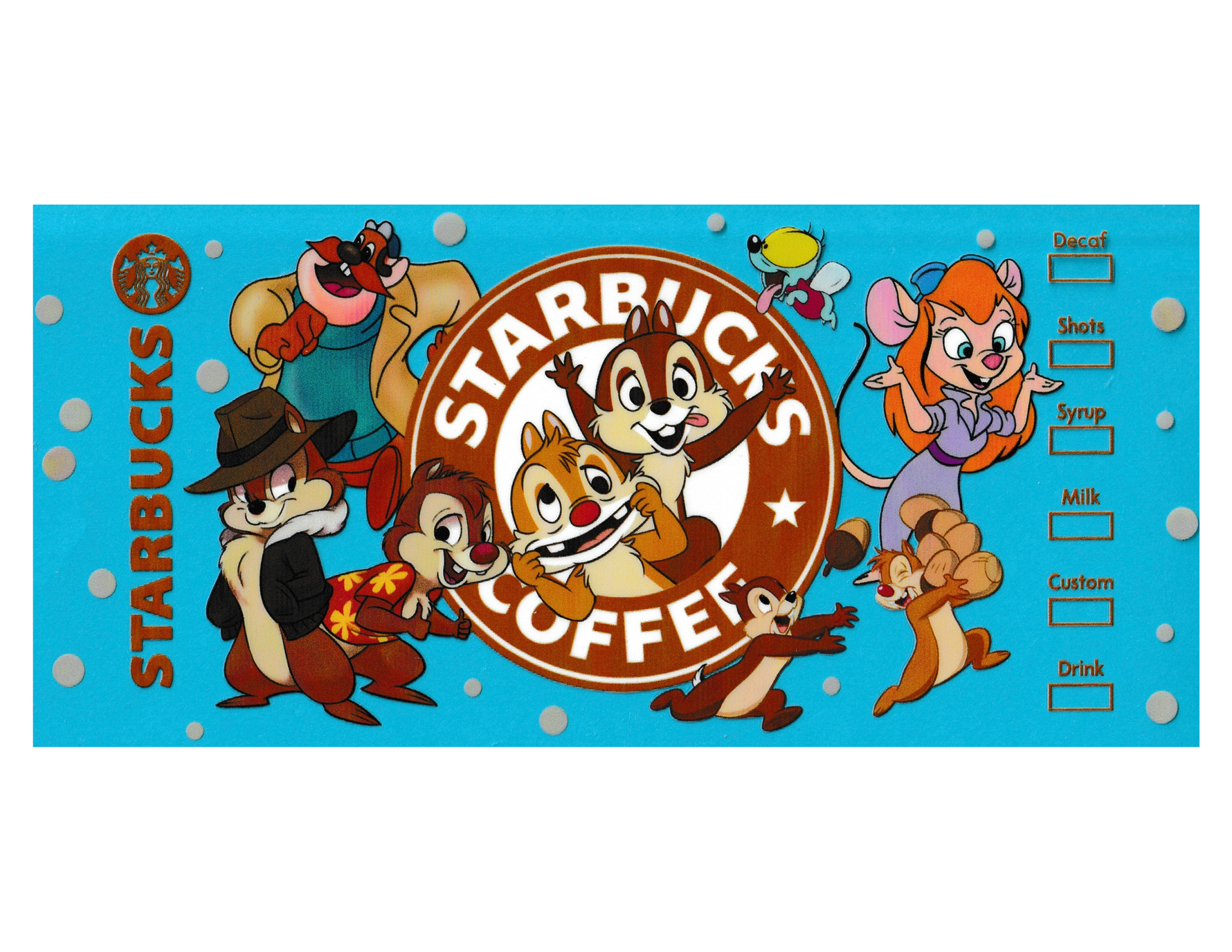16oz Cup Wrap Chip and Dale