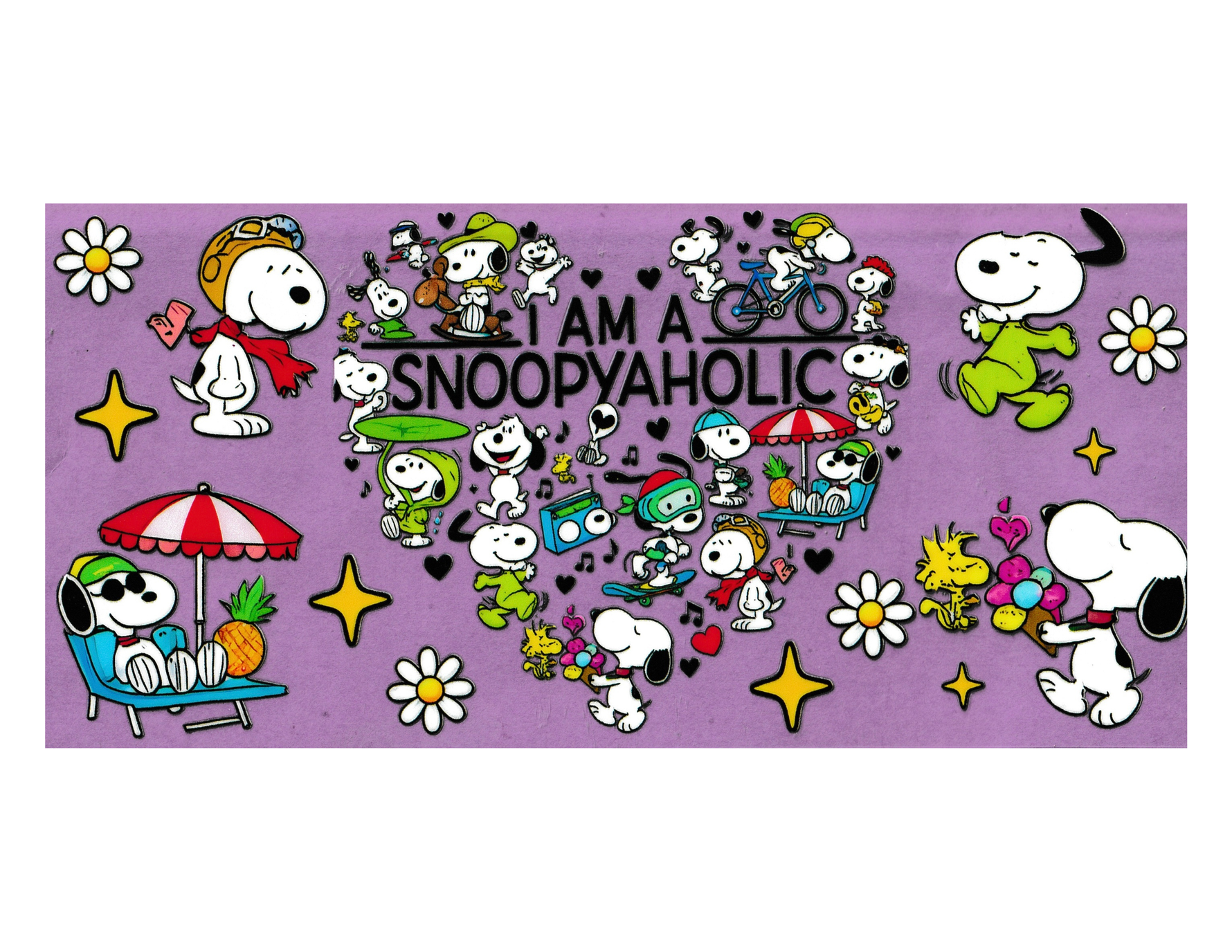 16oz Cup Wrap Snoopy