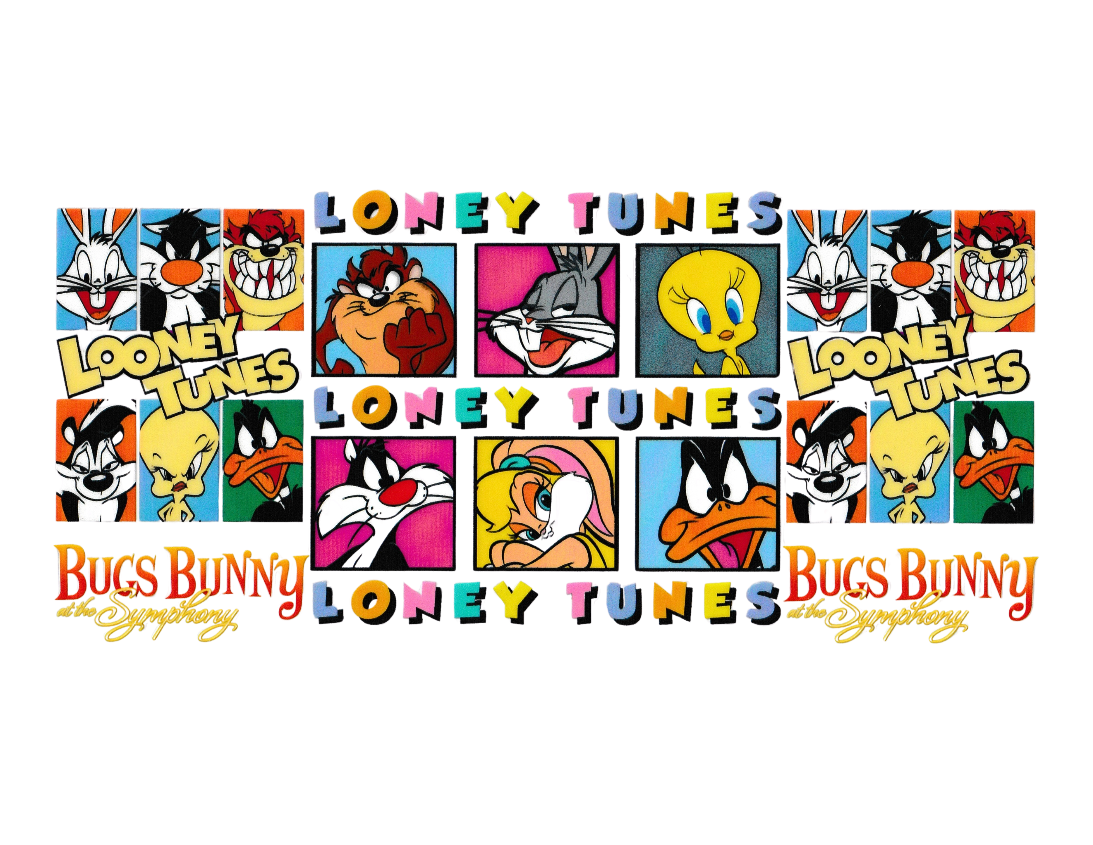 16oz Cup Wrap Toons