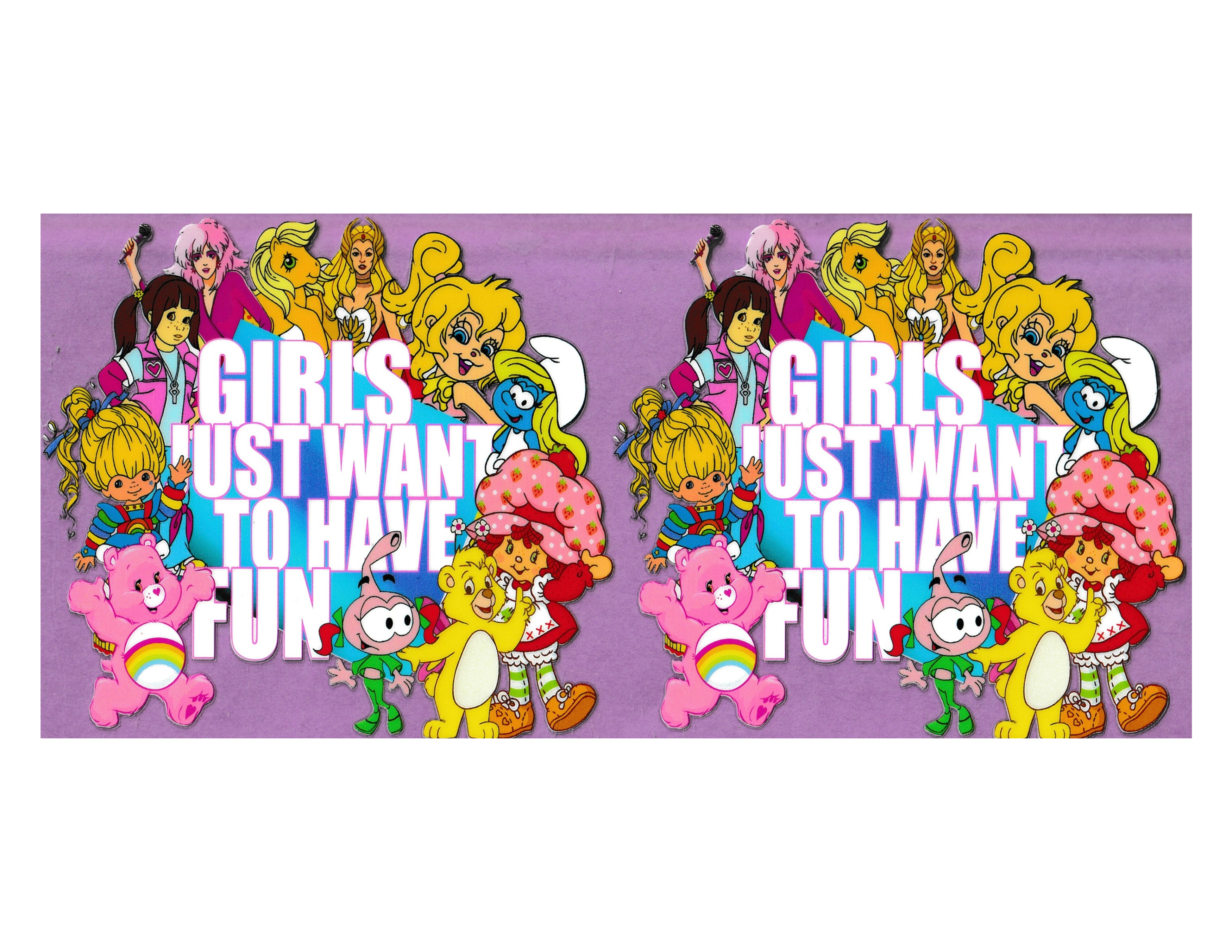 16oz Cup Wrap Girls wanna have fun