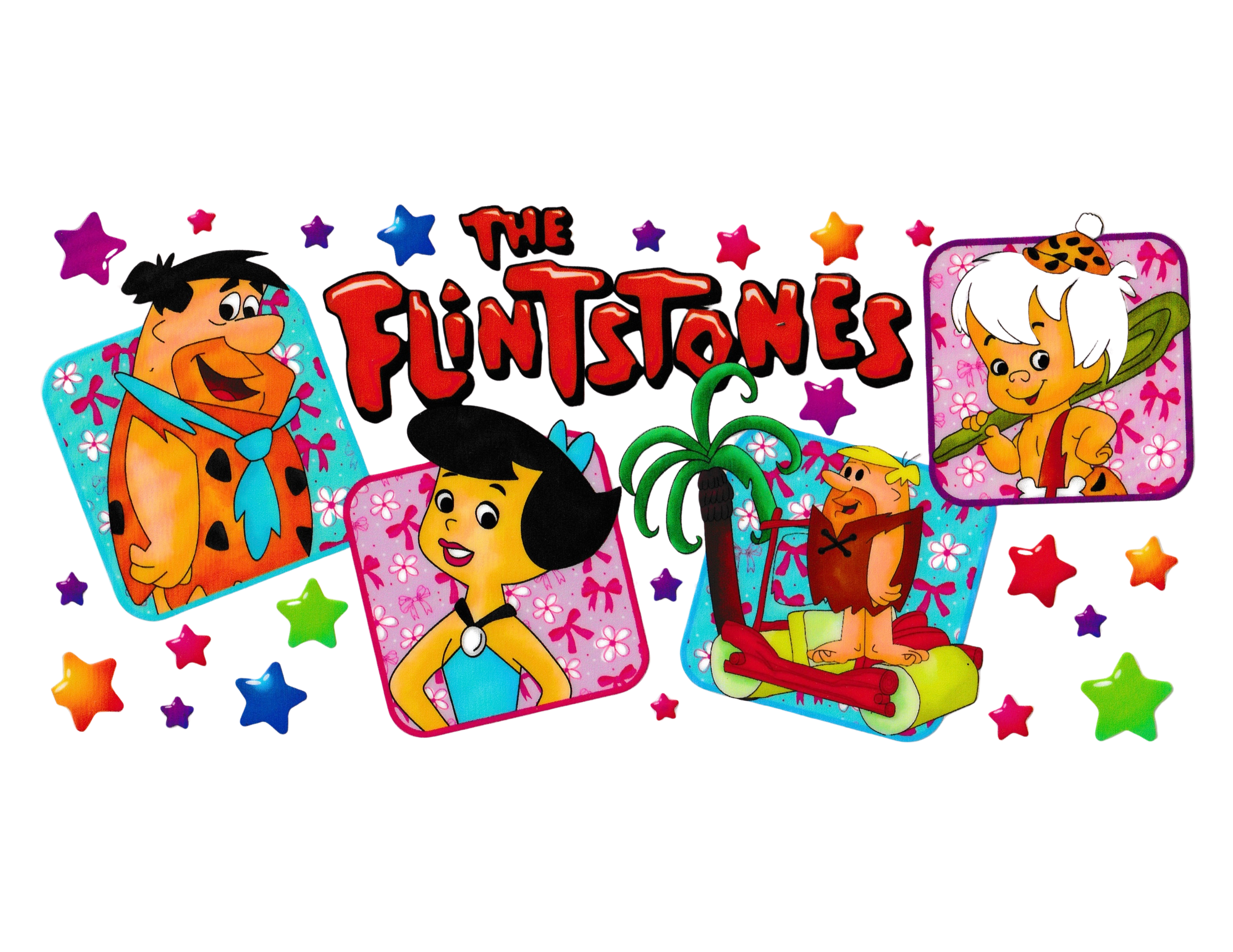 16oz Cup Wrap Flintstones