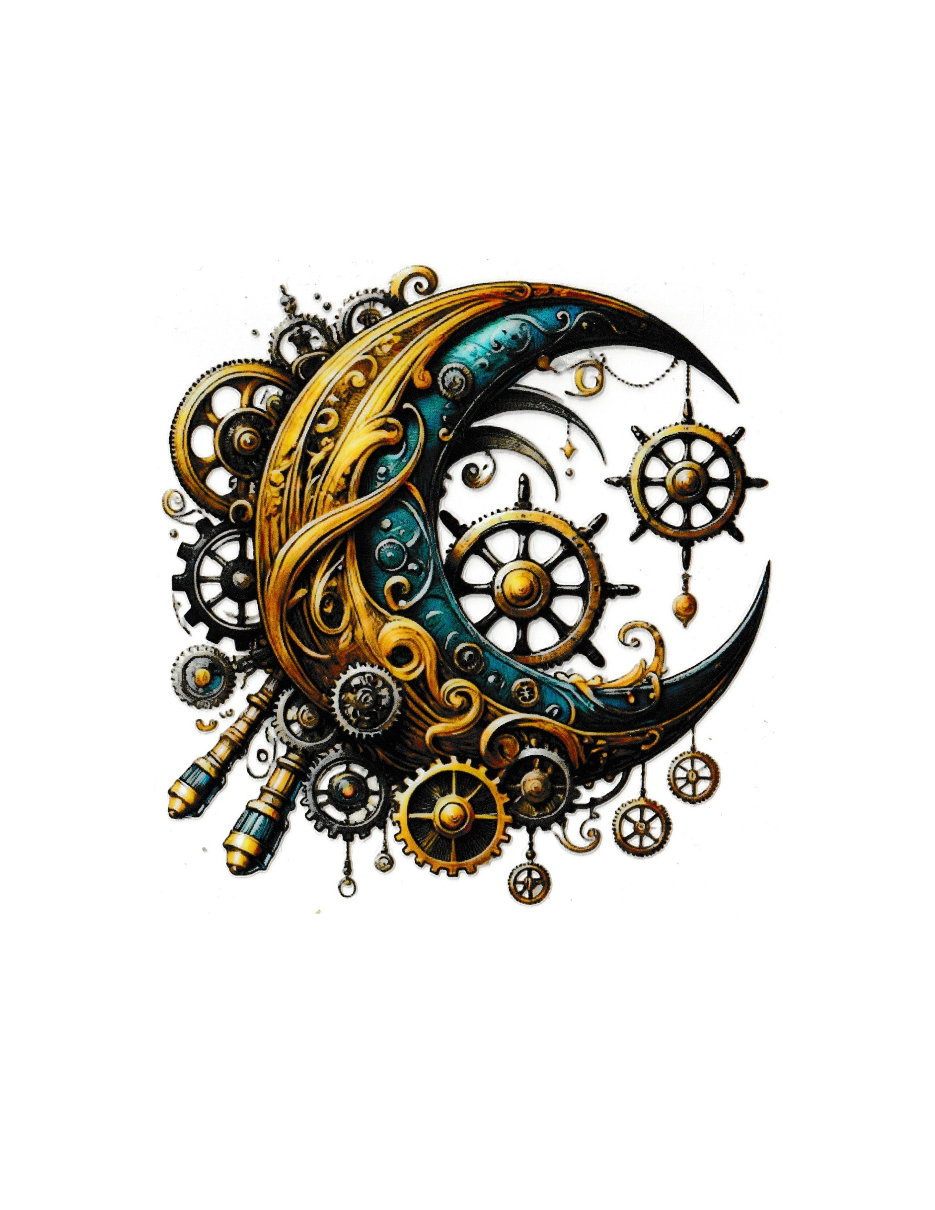 4in Cup Decal Moon