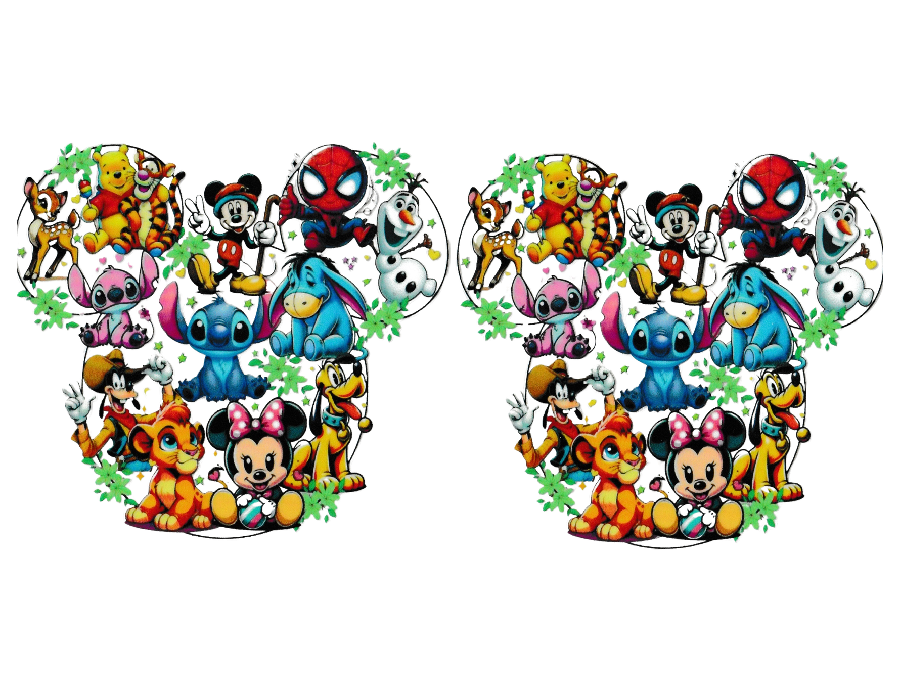 16oz Cup Wrap Multiple Characters