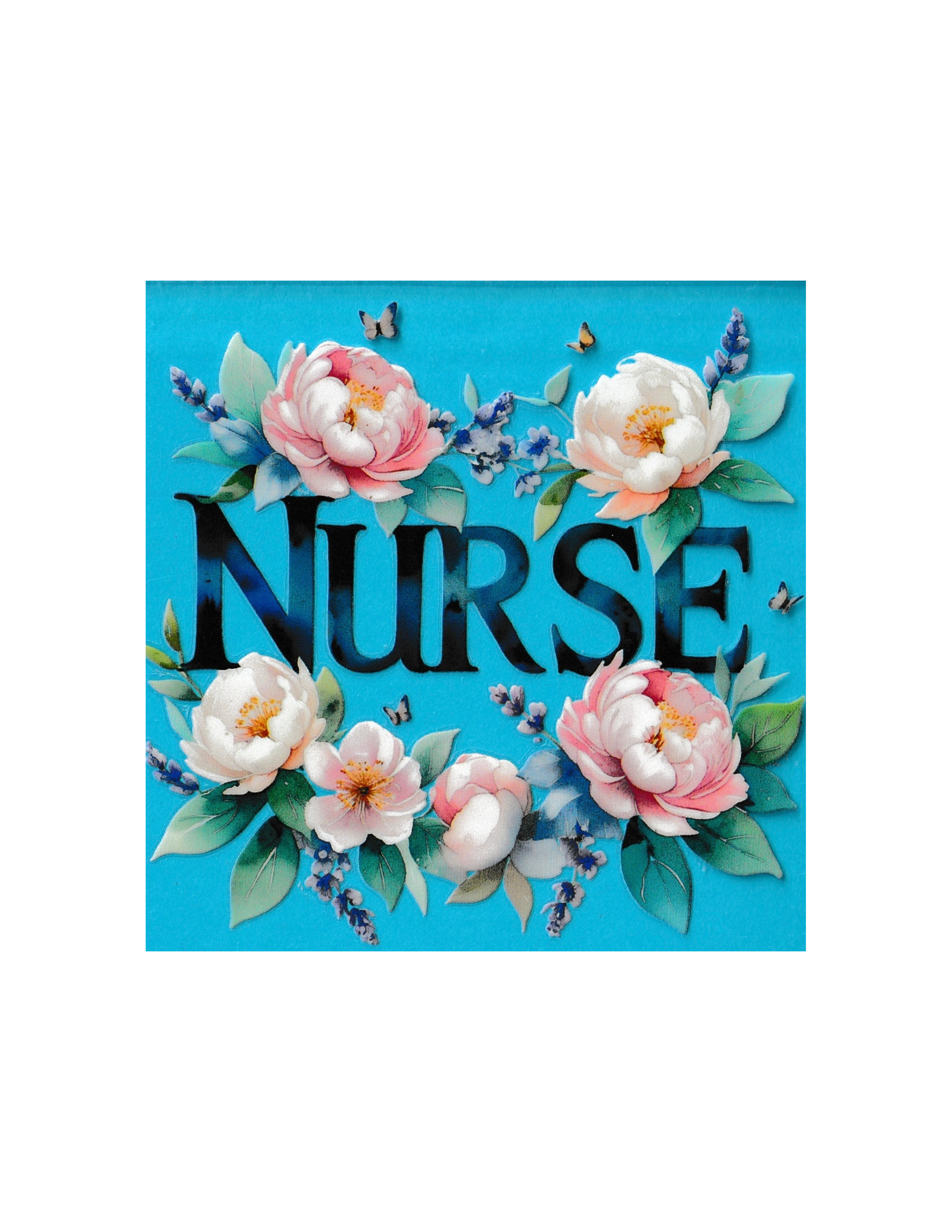 4in Cup Decal Nurse