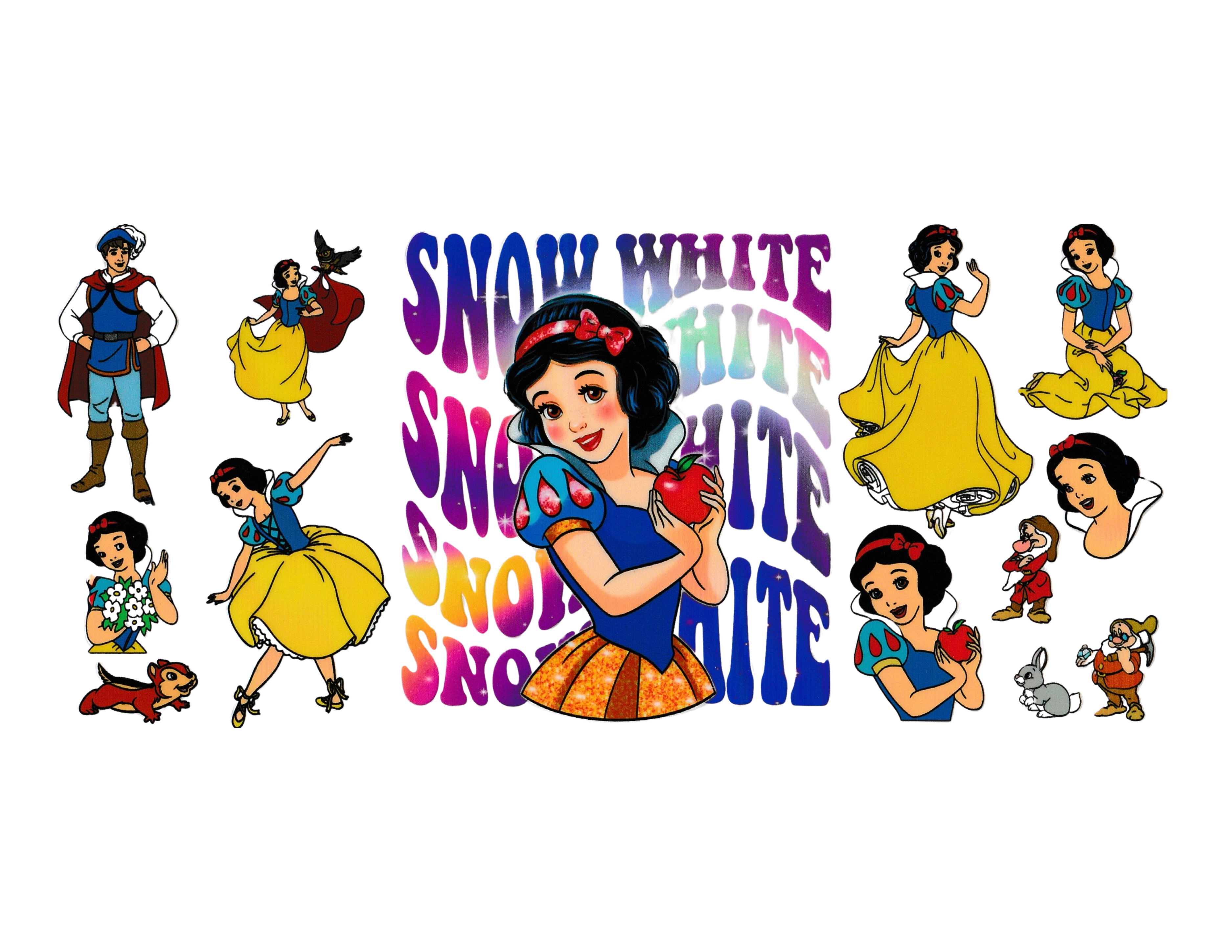 16oz Cup Wrap Snow Princess