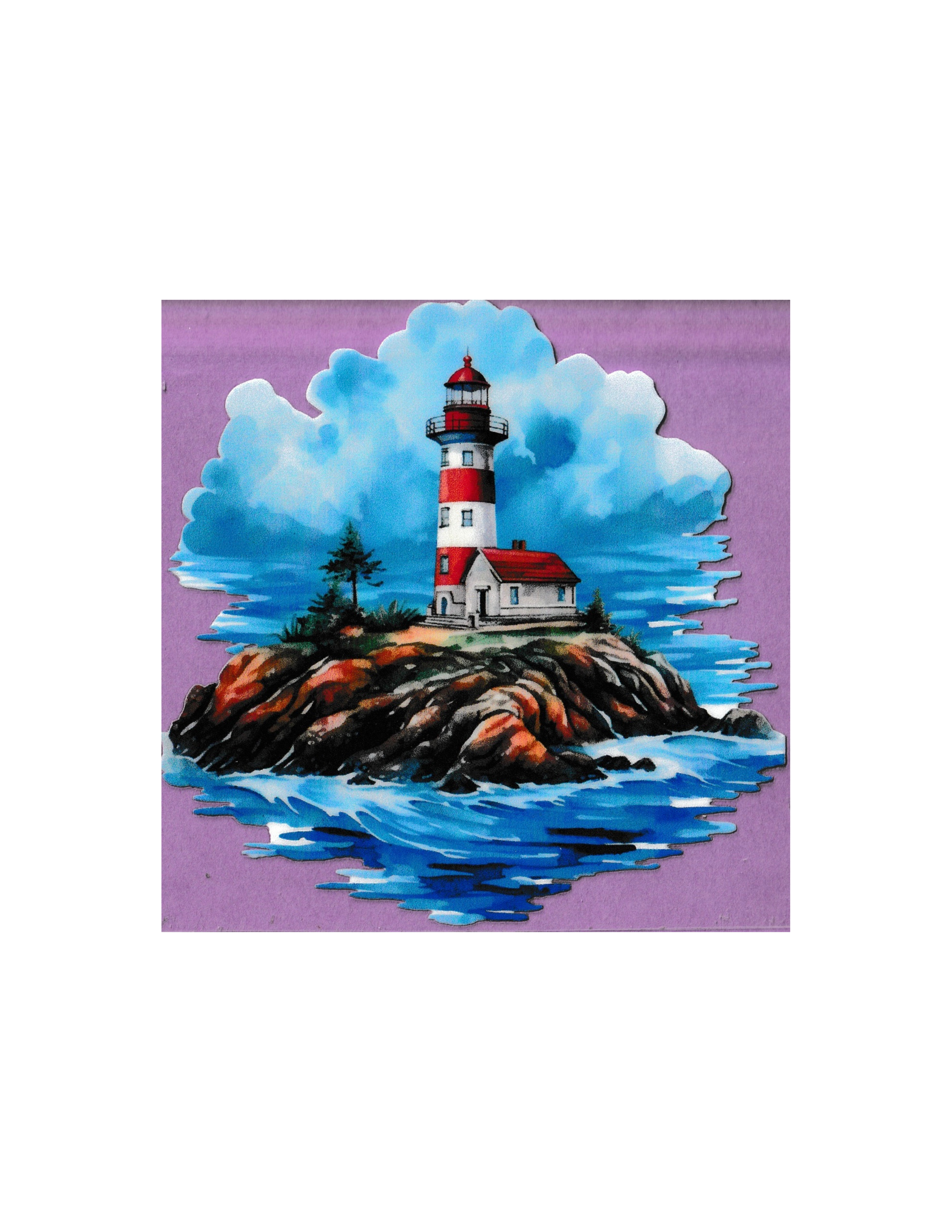 4in Cup Decal Beach