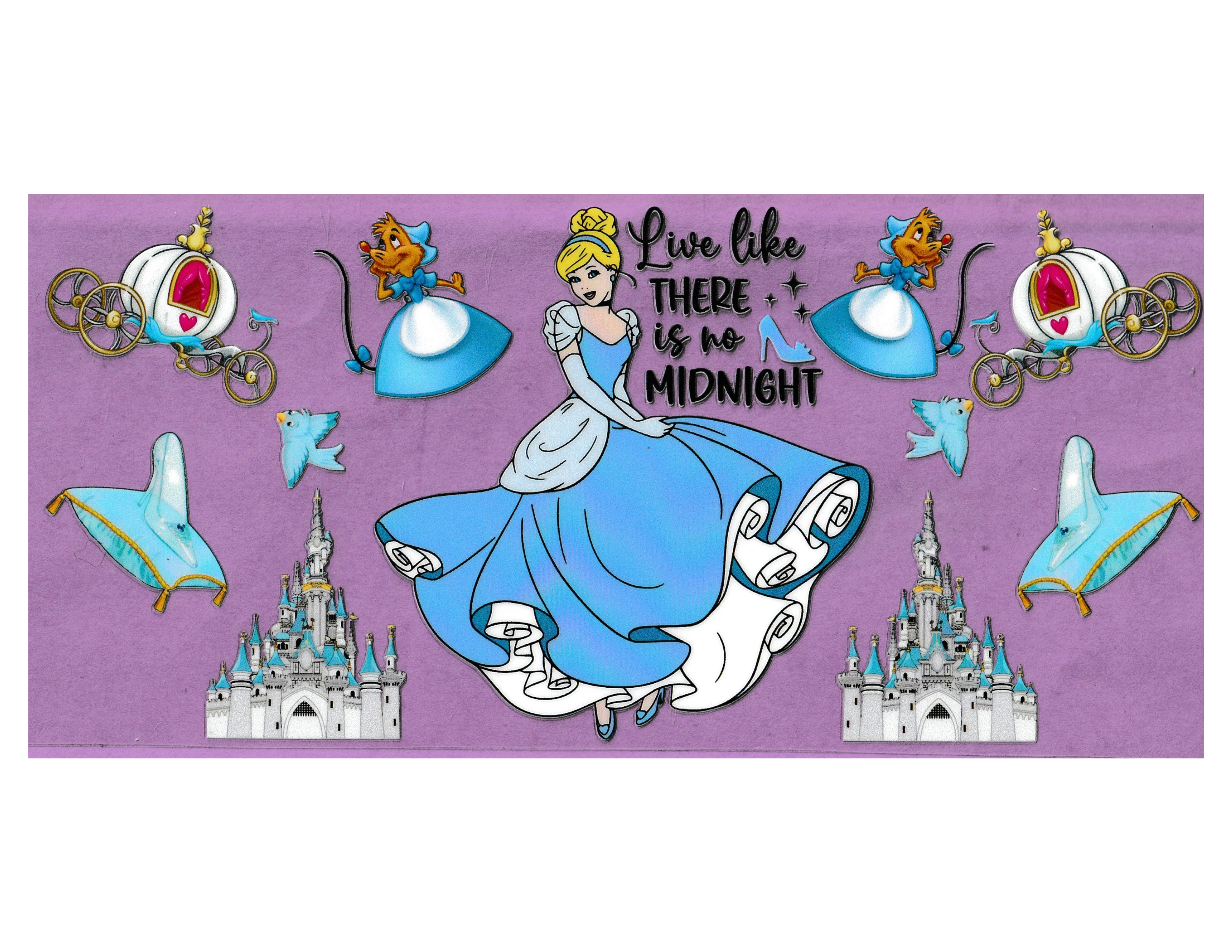 16oz Cup Wrap Midnight Princess