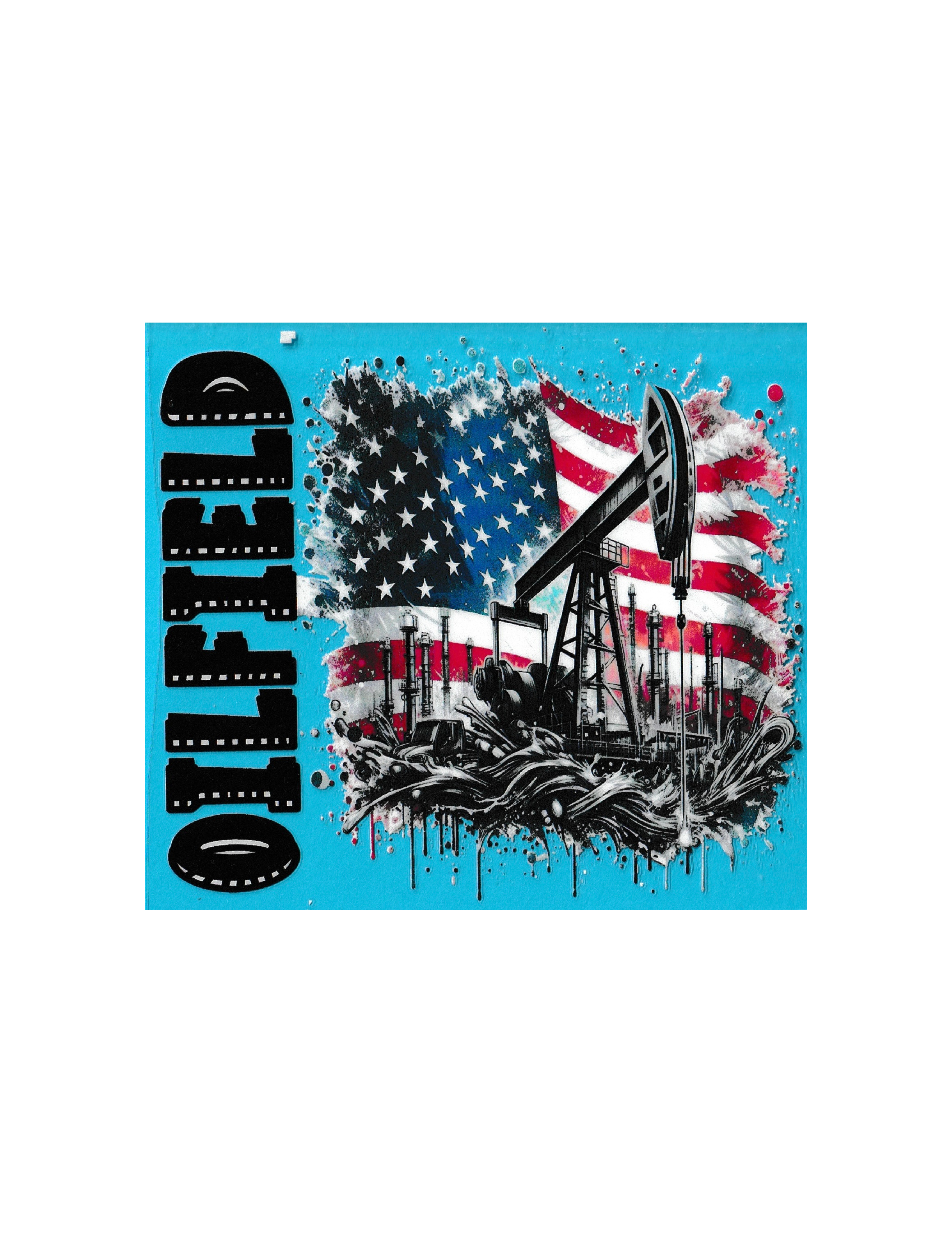4in Cup Decal Oilfield
