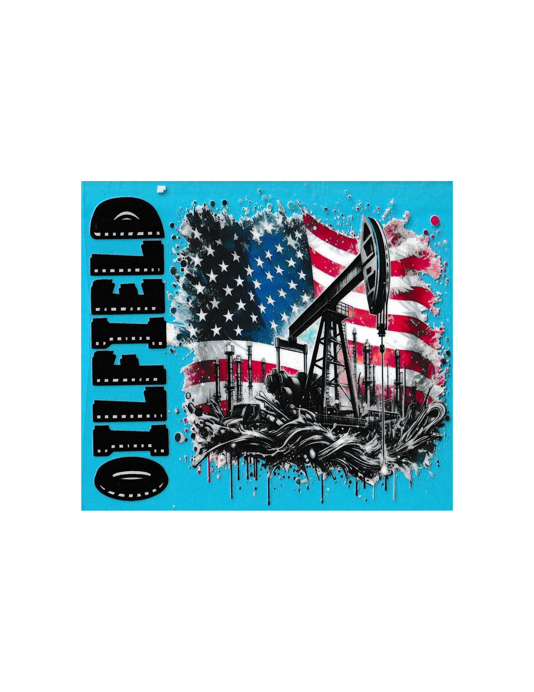 4in Cup Decal Oilfield