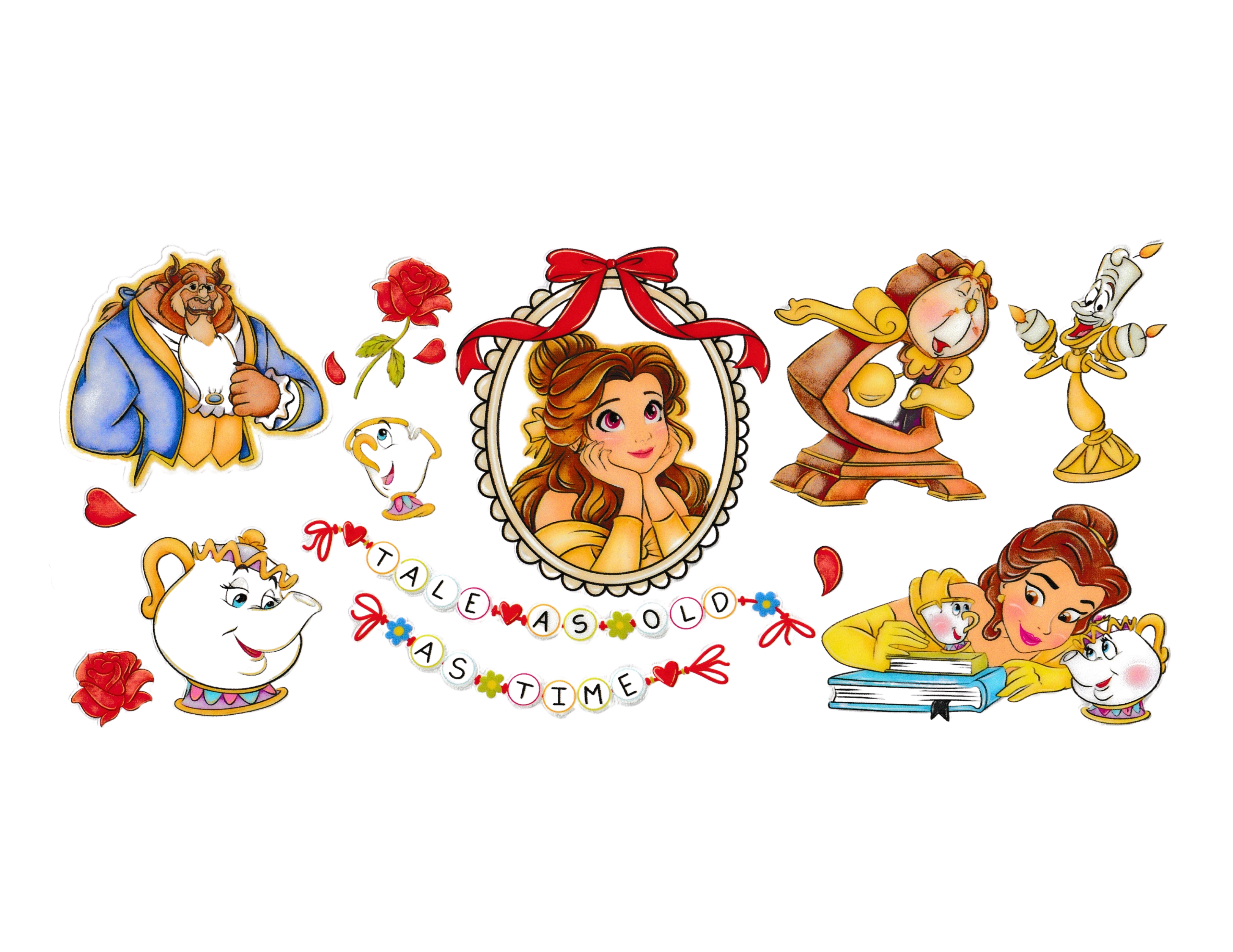 16oz Cup Wrap Book lover Princess