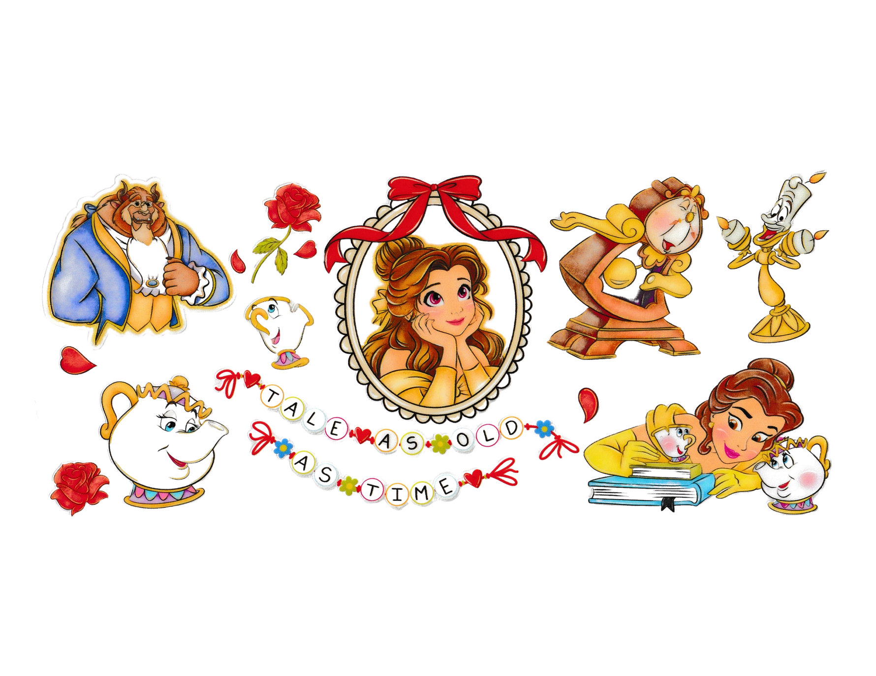 16oz Cup Wrap Book lover Princess