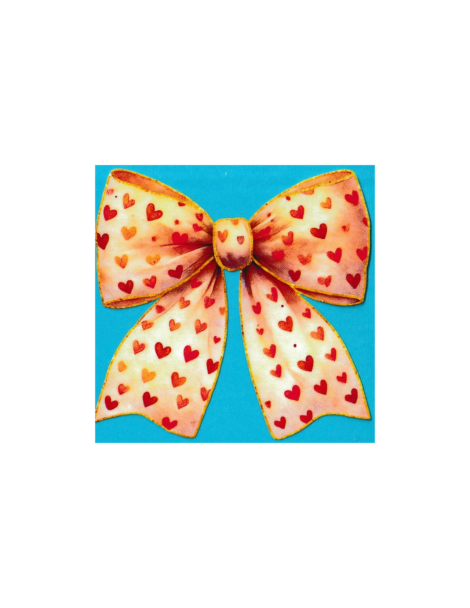 4in Cup Decal Bows