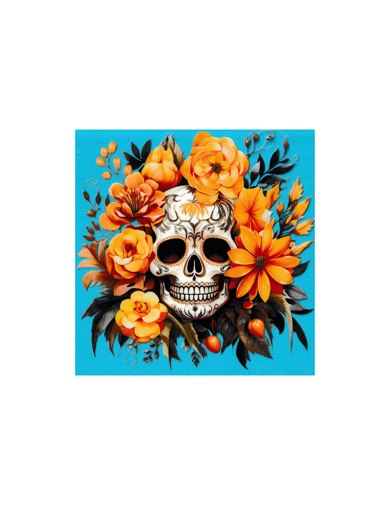 4in Cup Decal Skulls