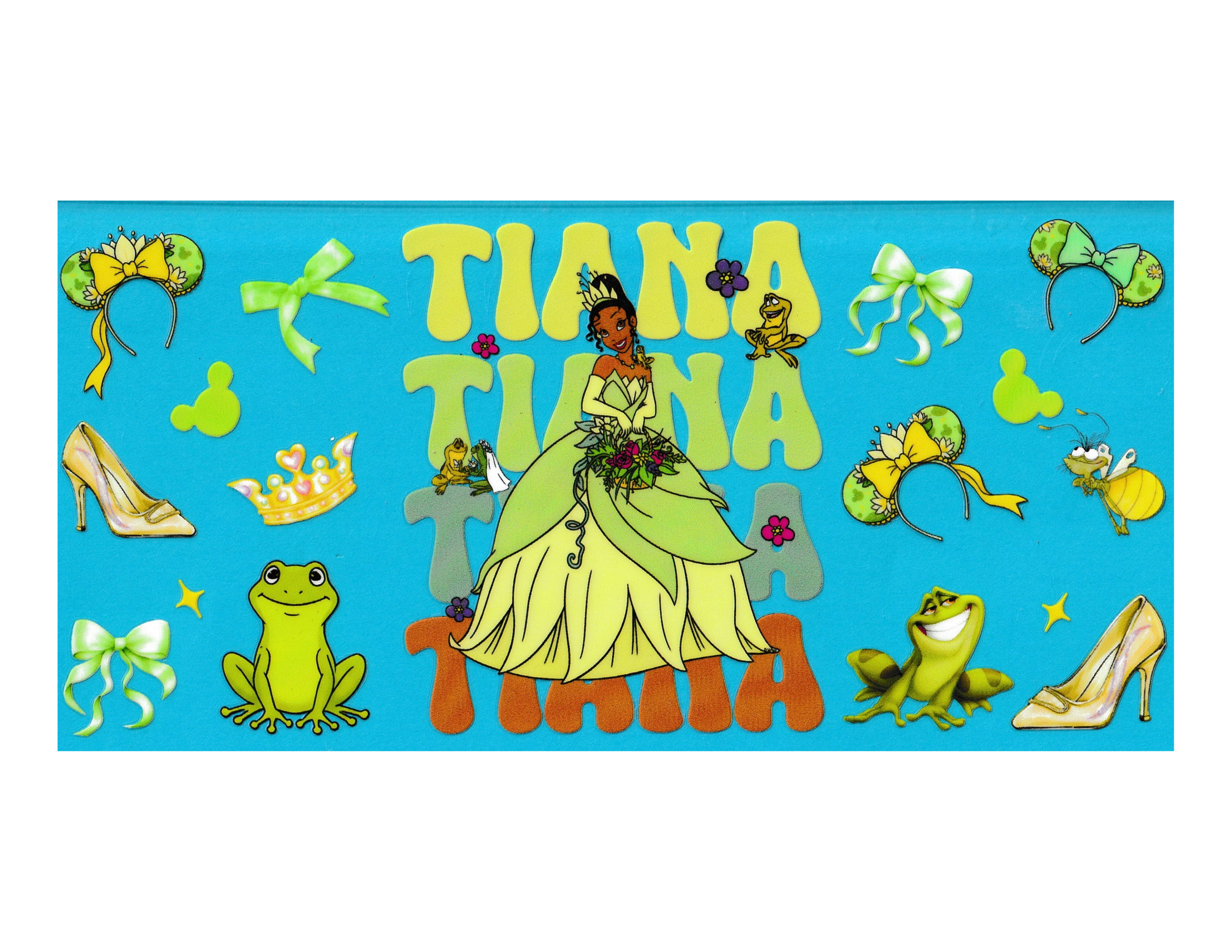 16oz Cup Wrap Frog Princess