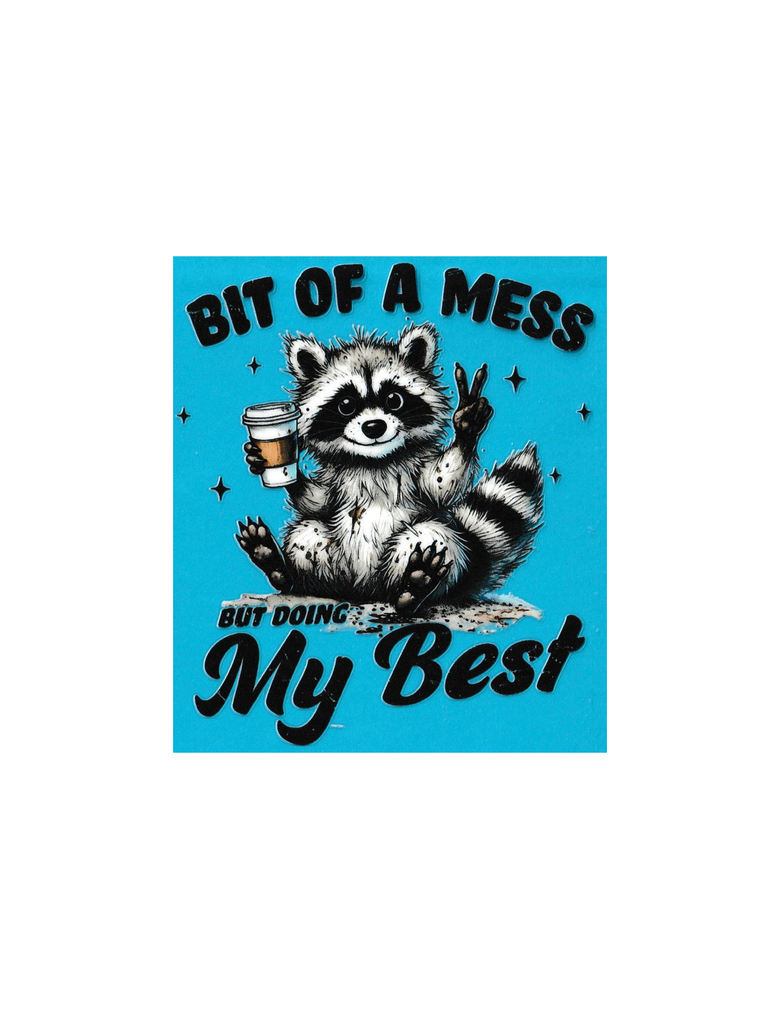 4in Cup Decal Funny