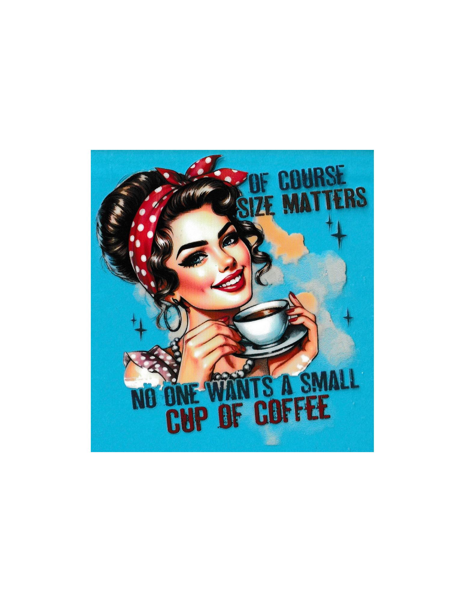 4in Cup Decal Funny