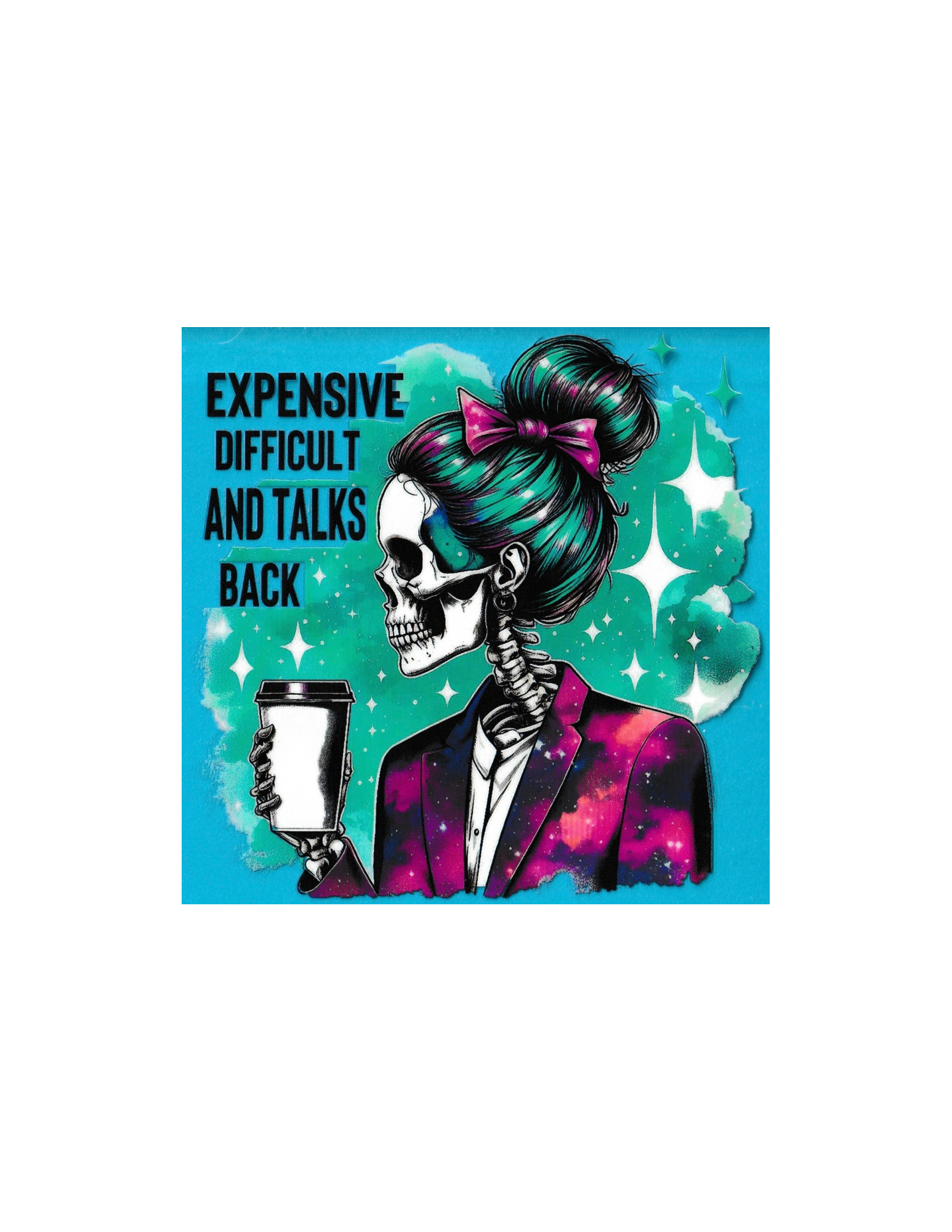 4in Cup Decal Funny