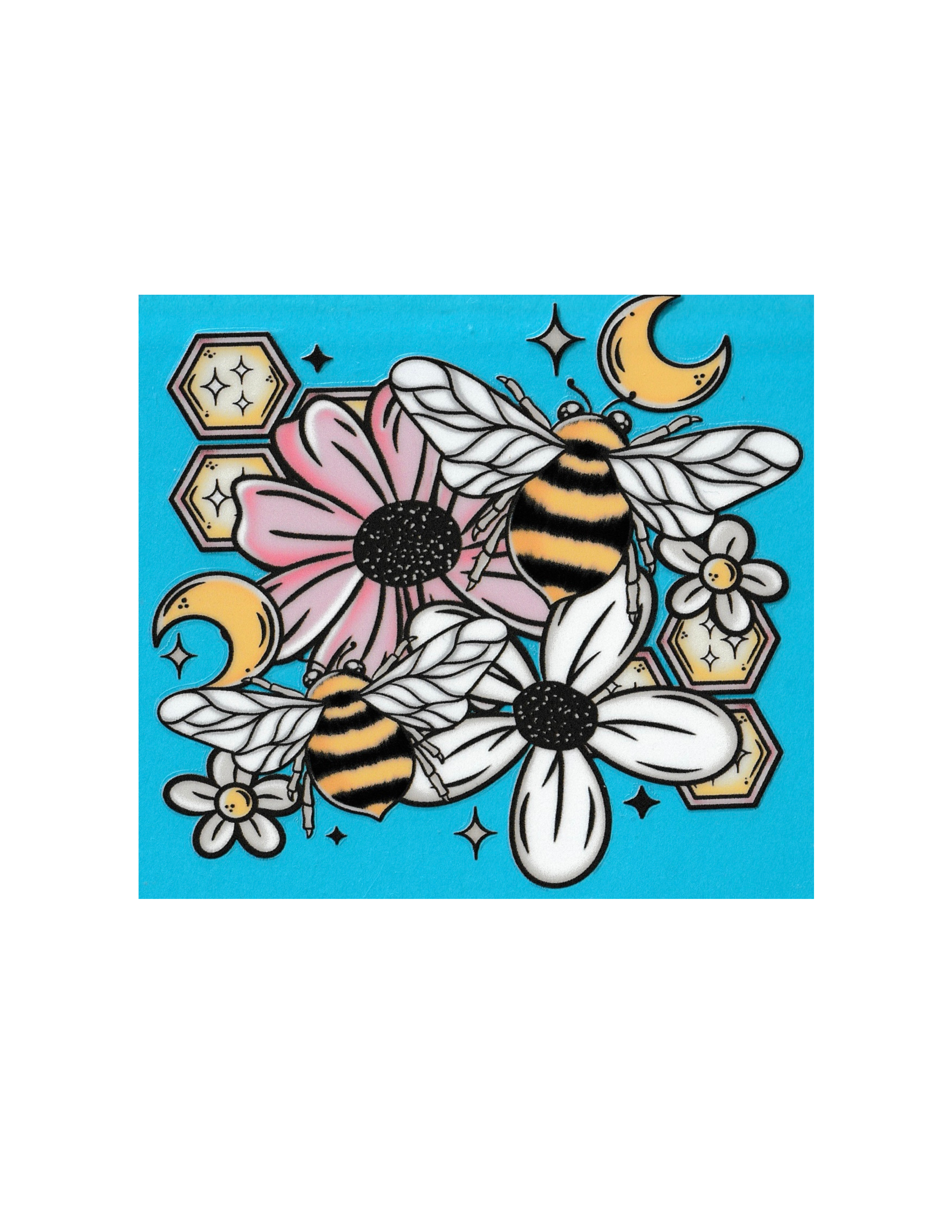 4in Cup Decal Bee