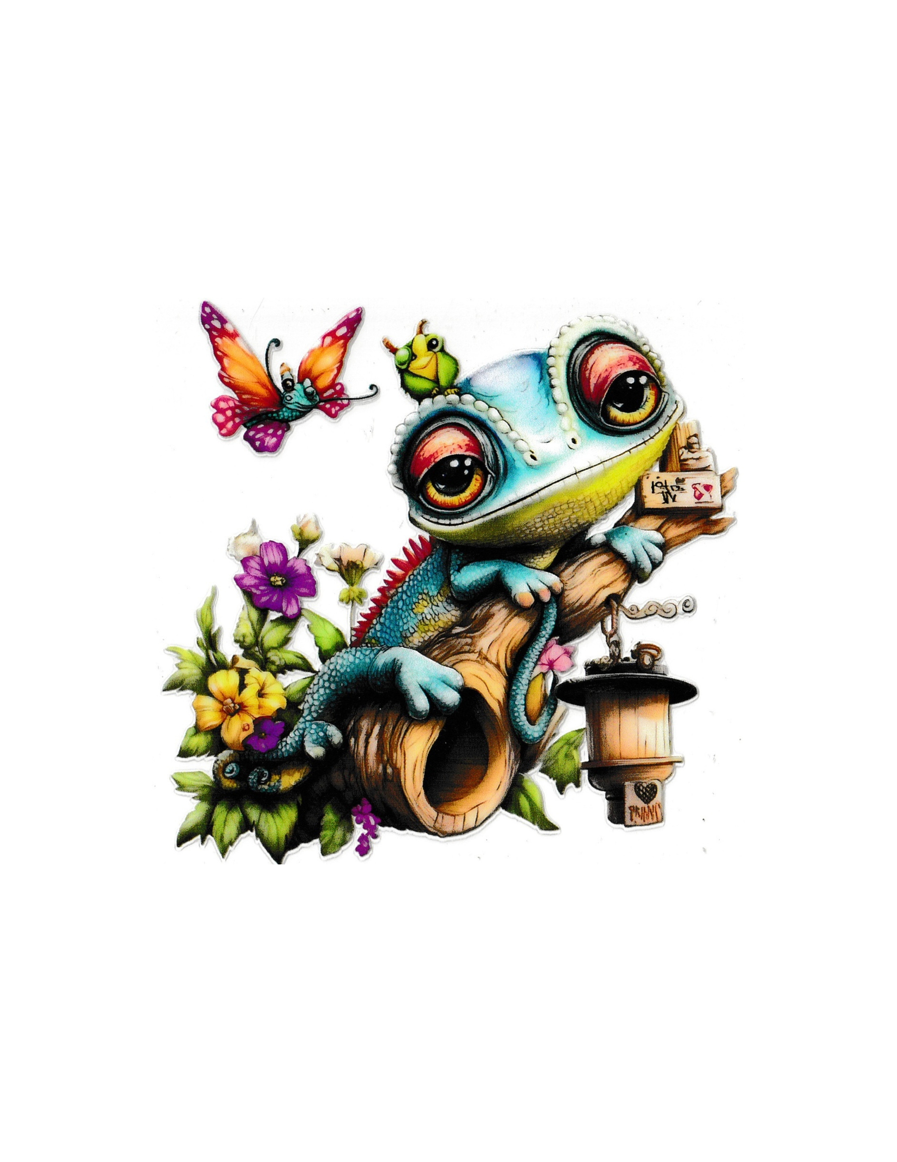 4in Cup Decal Reptile