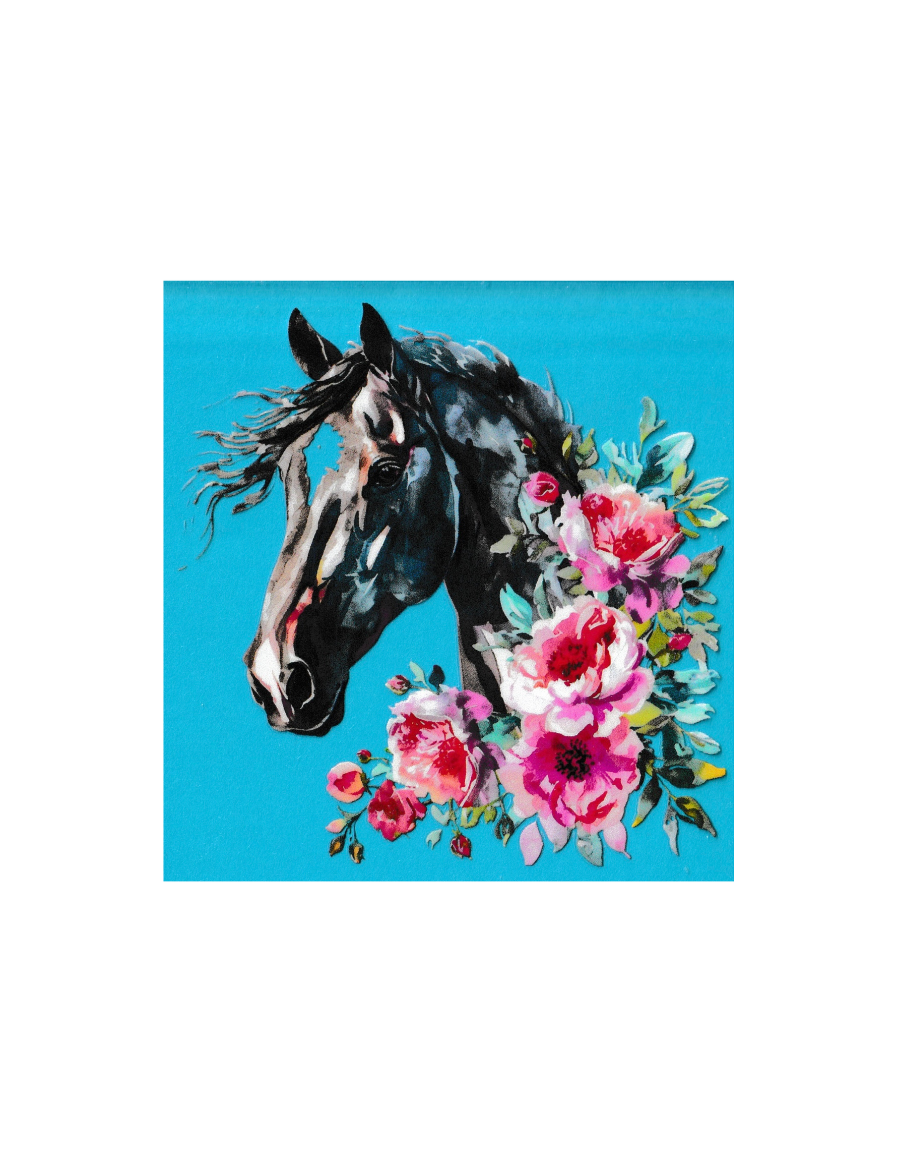4in Cup Decal Horse