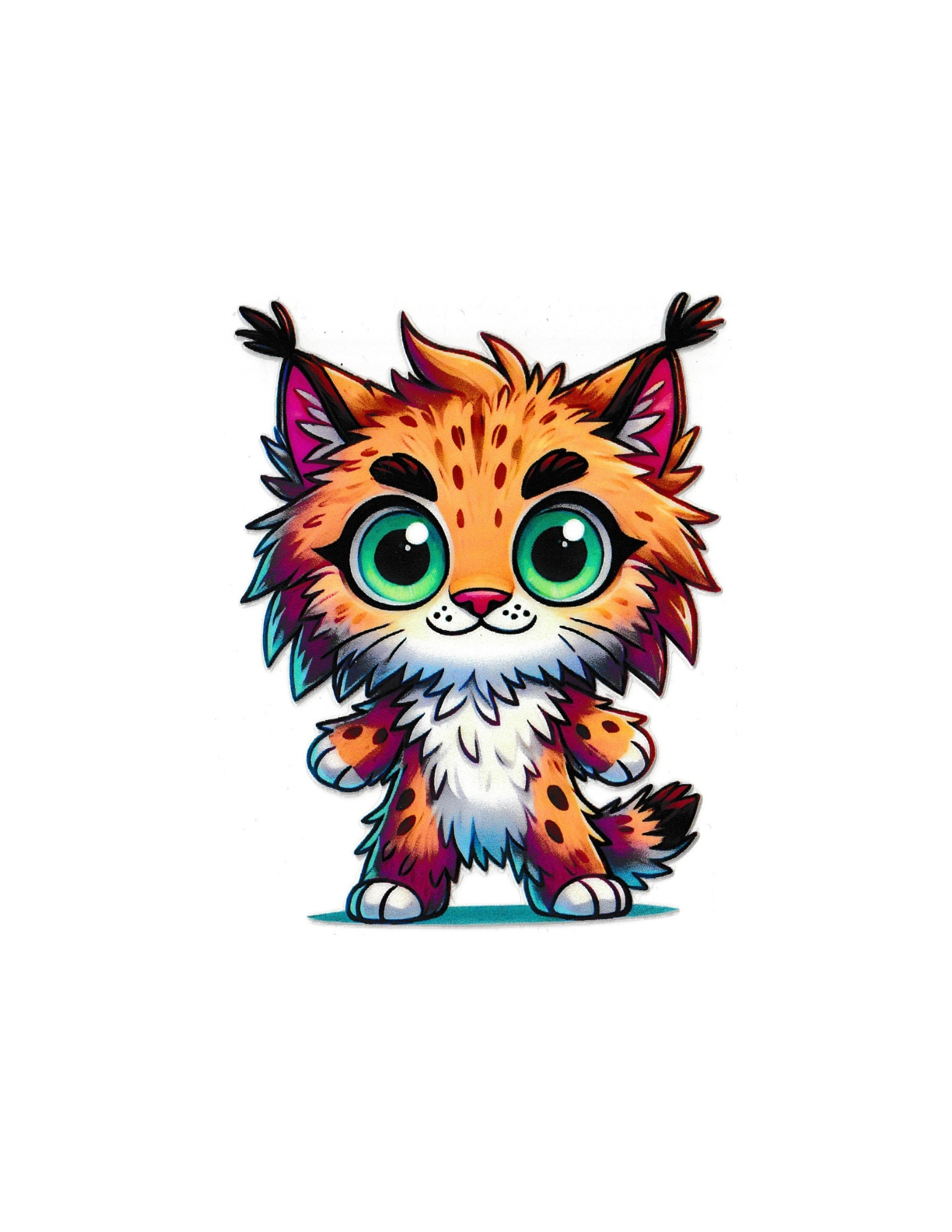 4in Cup Decal Cats