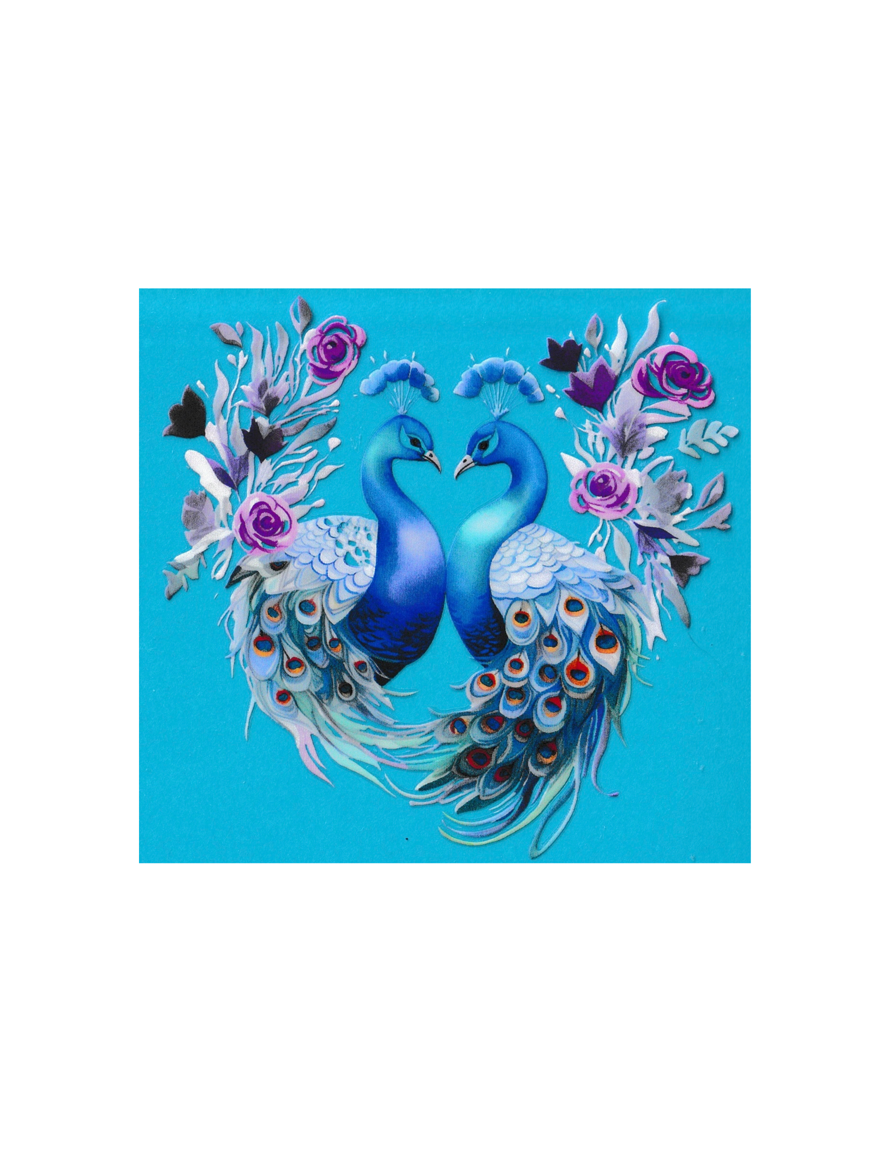 4in Cup Decal Birds