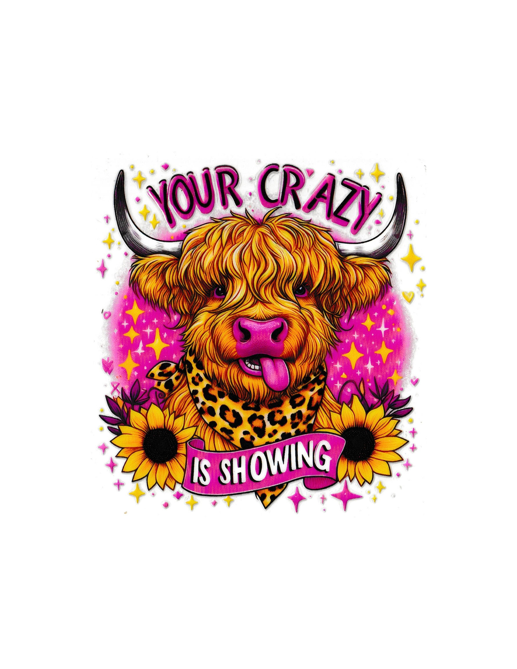 4in Cup Decal Cows #3
