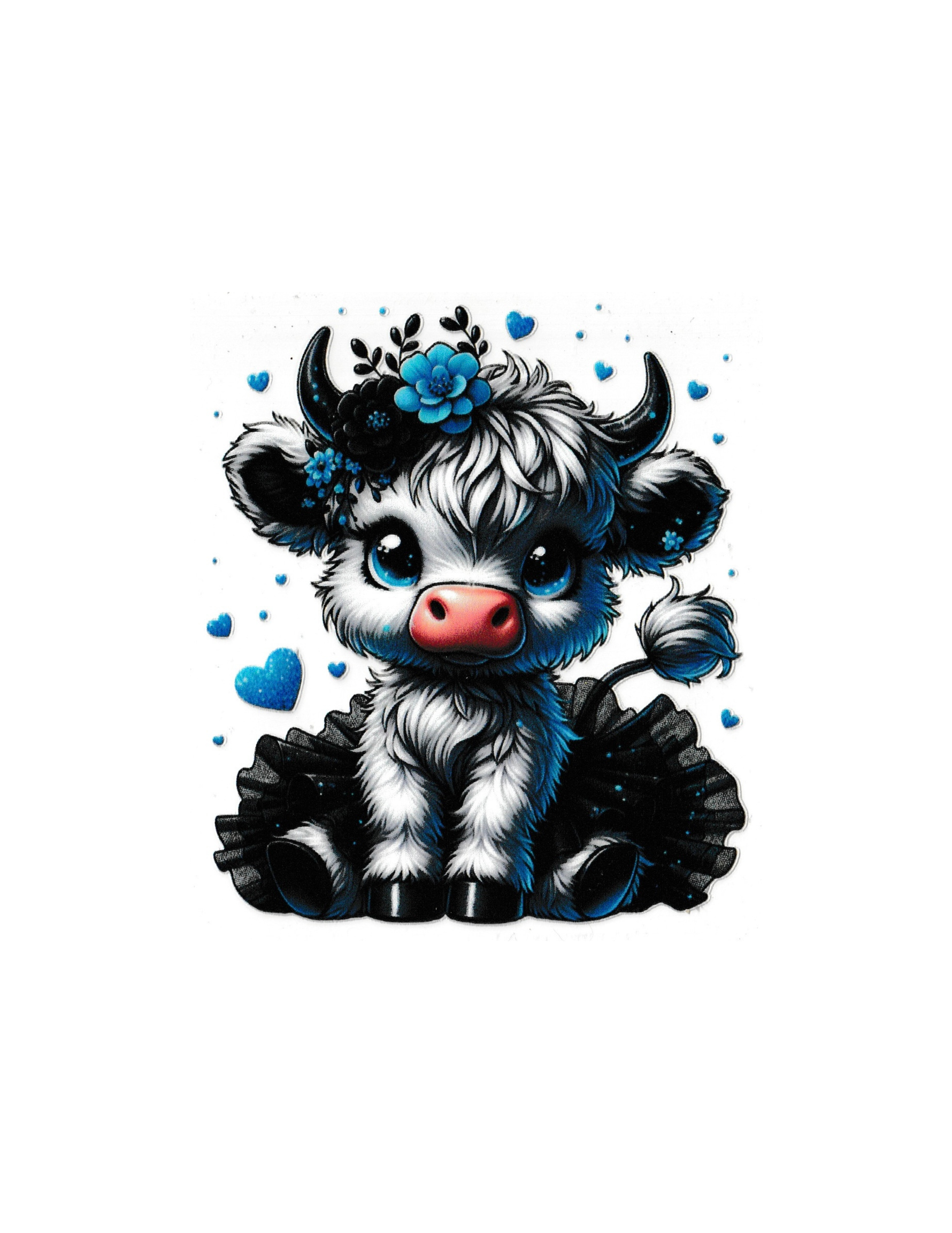 4in Cup Decal Cows #6