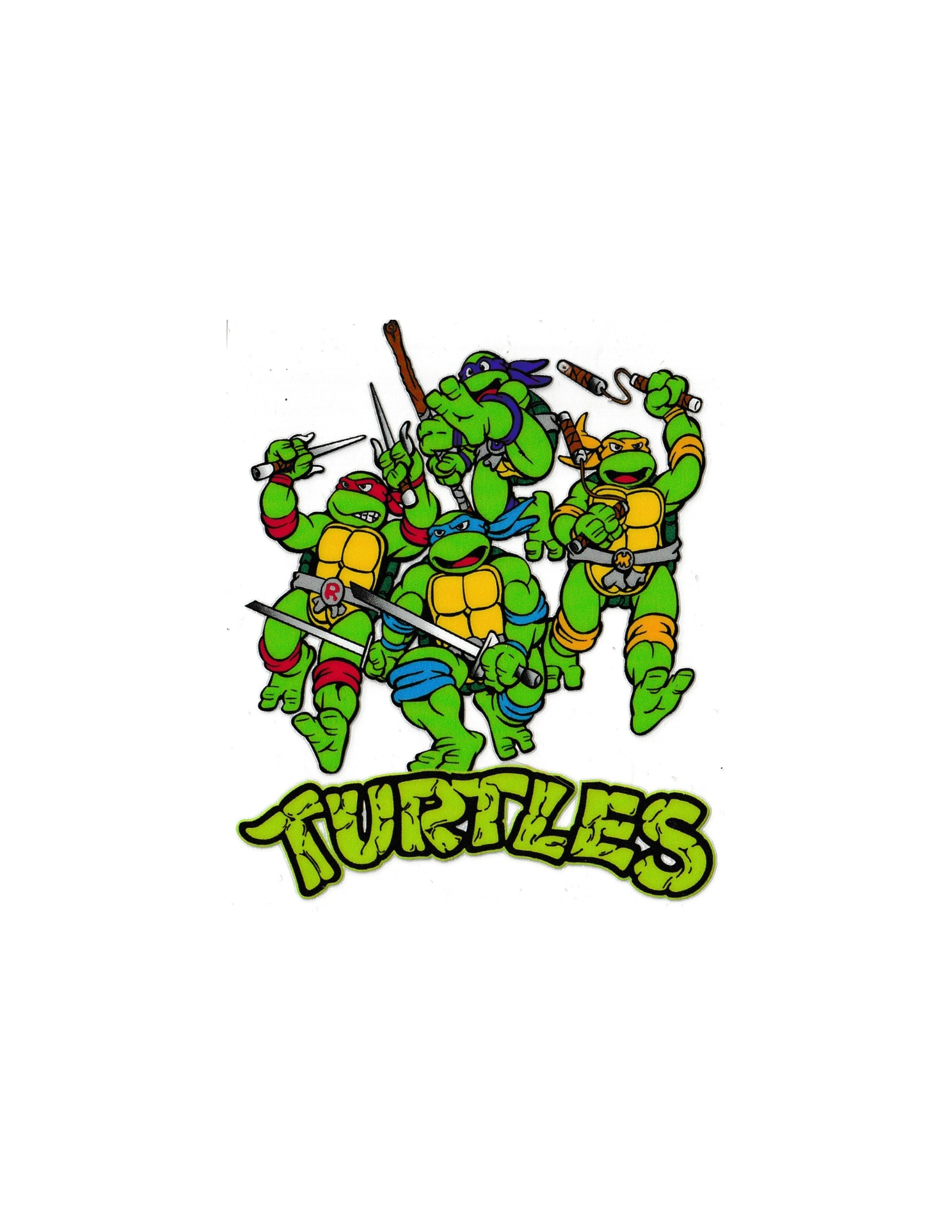 4in Cup Decal Cartoons